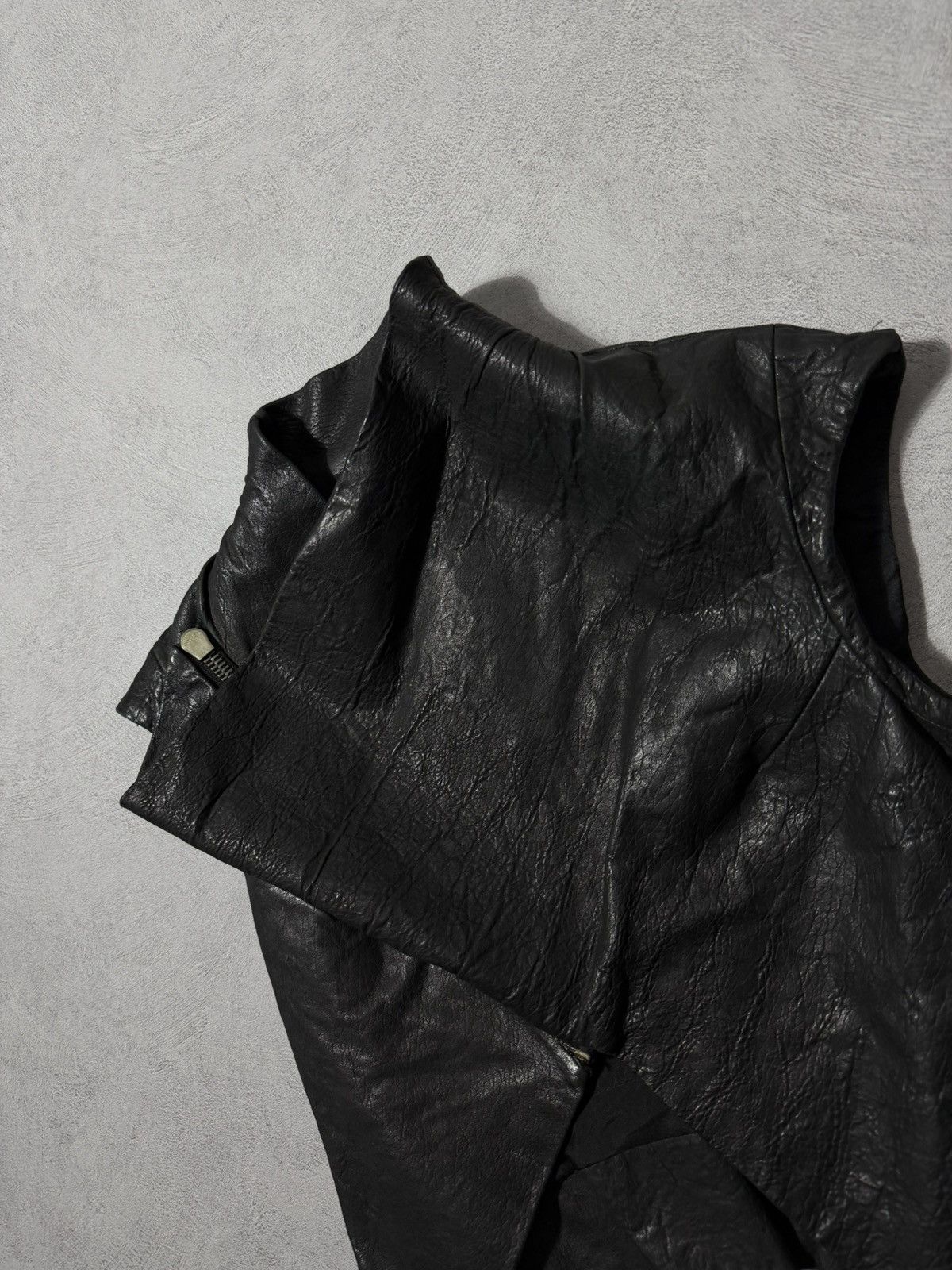 Rick Owens Rick Owens 2010SS ‘Release’ Lambskin Sculptural Vest Size S / US 4 / IT 40 - 6 Thumbnail