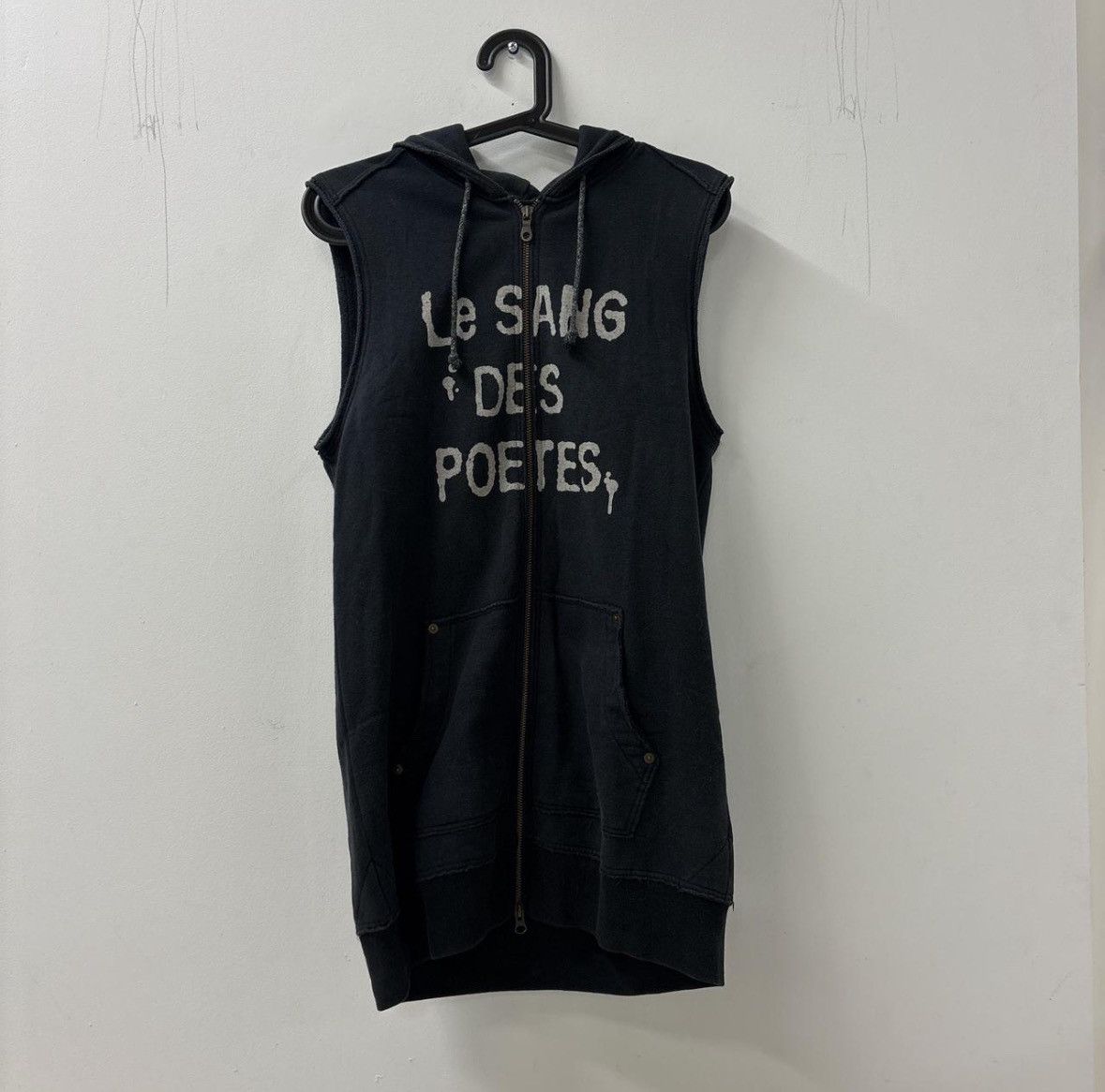 Hysteric Glamour Black Hysteric Glamour sleeveless hoodie Size US S / EU 44-46 / 1 - 1 Thumbnail