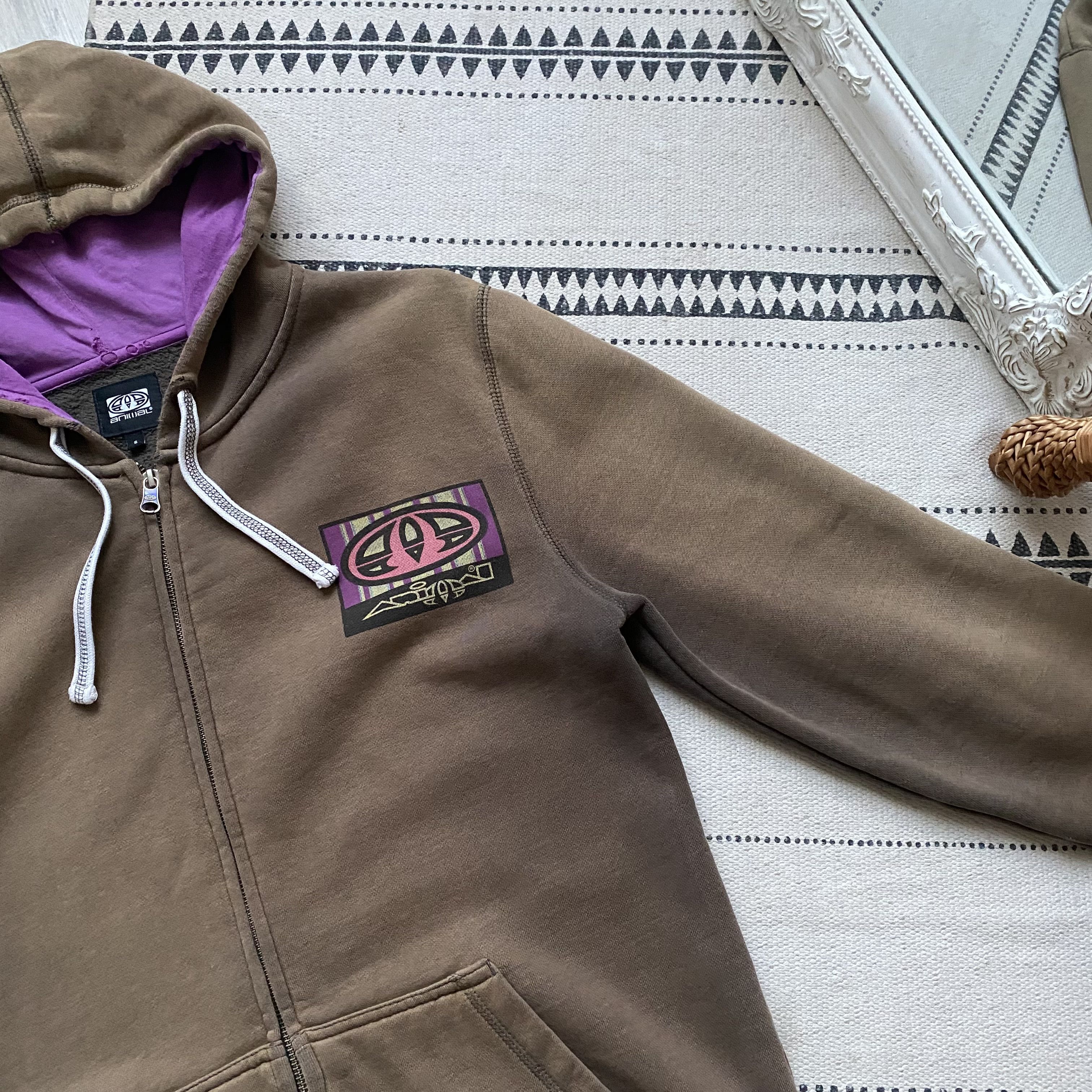 Hook-Ups 🛹 Vintage 90s Faded Skater Animal hoodie Y2K Big logo Size US S / EU 44-46 / 1 - 5 Thumbnail