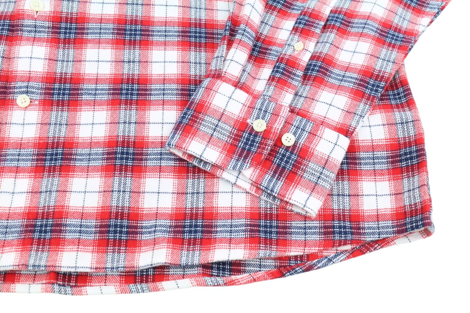 Gant FLANNEL CHECK 3XL Bright Red Button-Down Patch 87509 Size US XXL / EU 58 / 5 - 5 Thumbnail