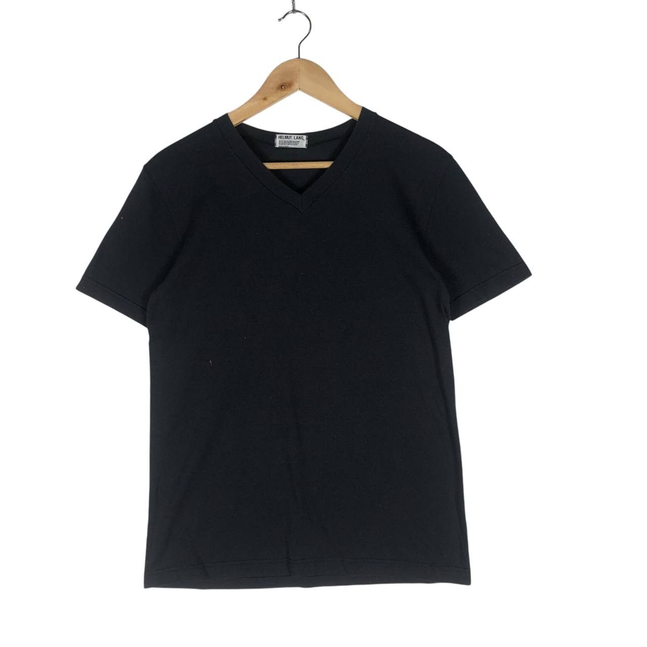 Helmut Lang × Vintage Vintage Helmut Lang V Neck T-Shirt Size US M / EU 48-50 / 2 - 1 Thumbnail