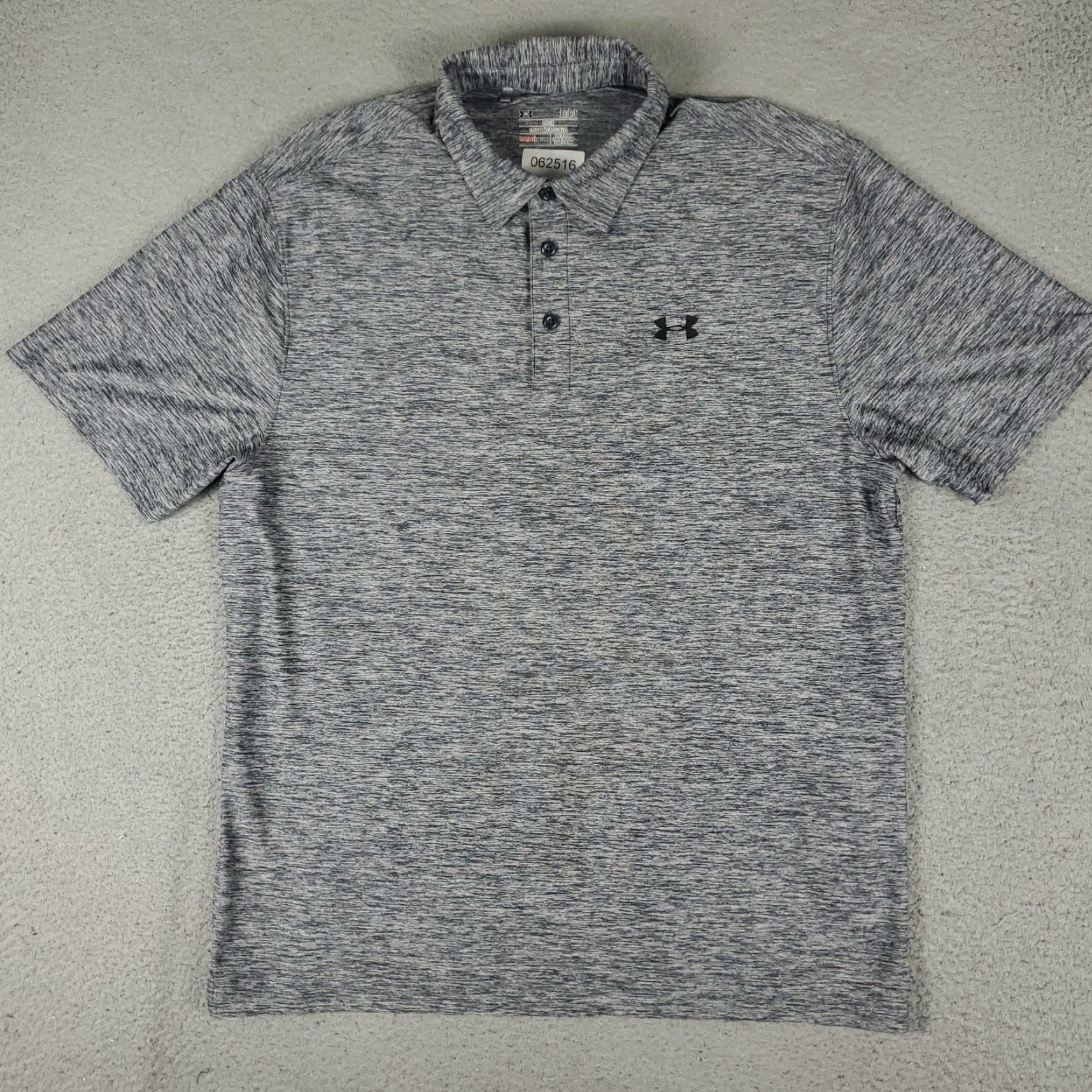 Under Armour Under Armour Polo Shirt Mens L Gray/Blue Golf Casual Short Sleeve Polo Size US L / EU 52-54 / 3 - 2 Thumbnail