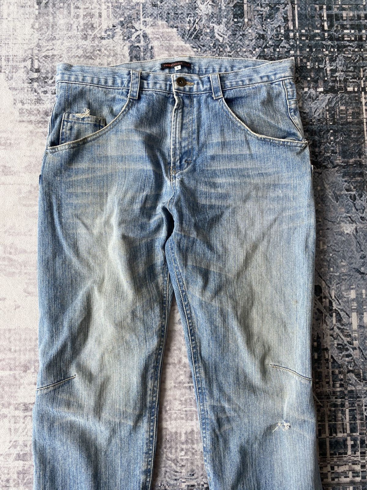 Japanese Brand Japanese Brand Distressed Denim Size US 32 / EU 48 - 4 Thumbnail