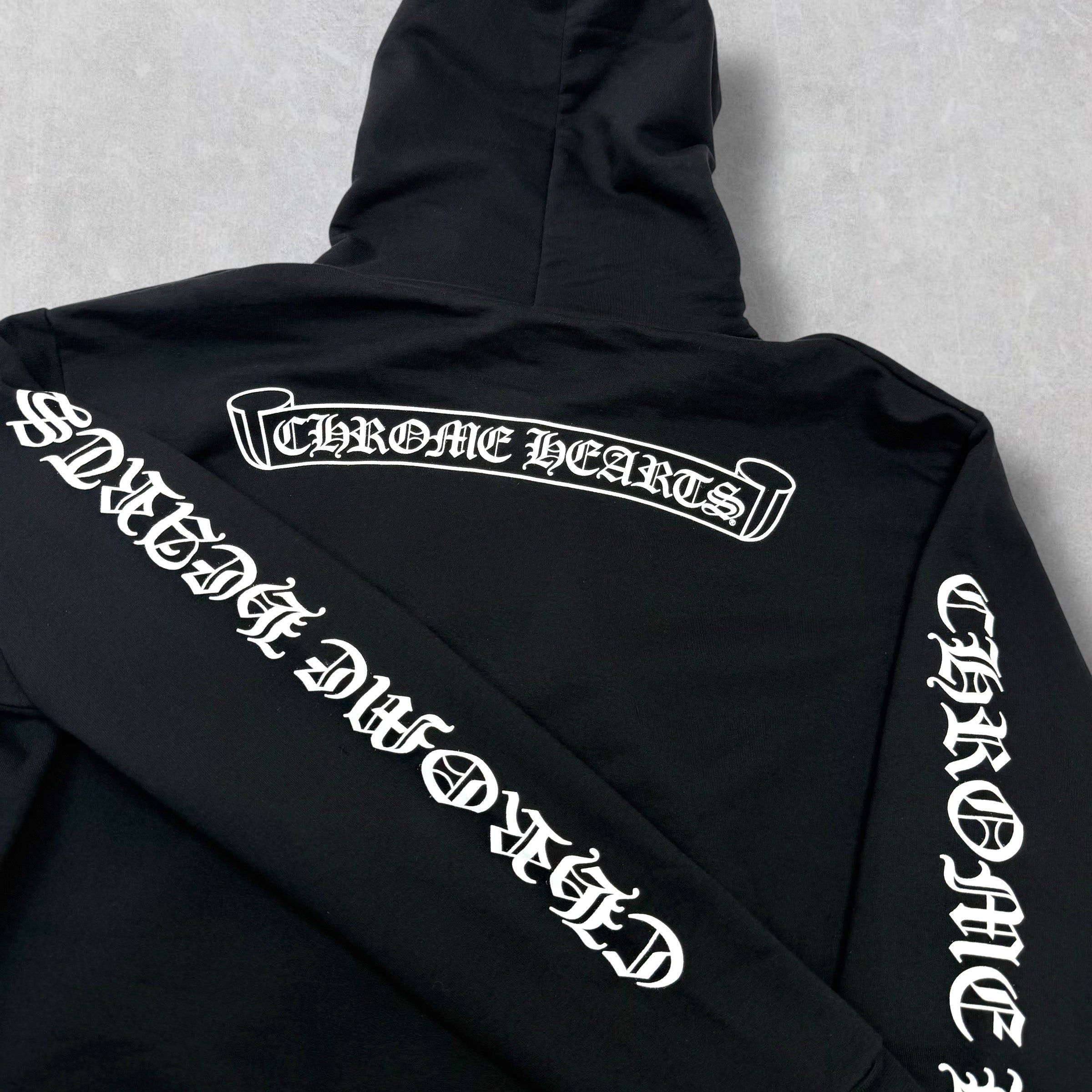 Chrome Hearts Chrome Hearts Scroll Logo Zip Hoodie L Size US L / EU 52-54 / 3 - 3 Thumbnail