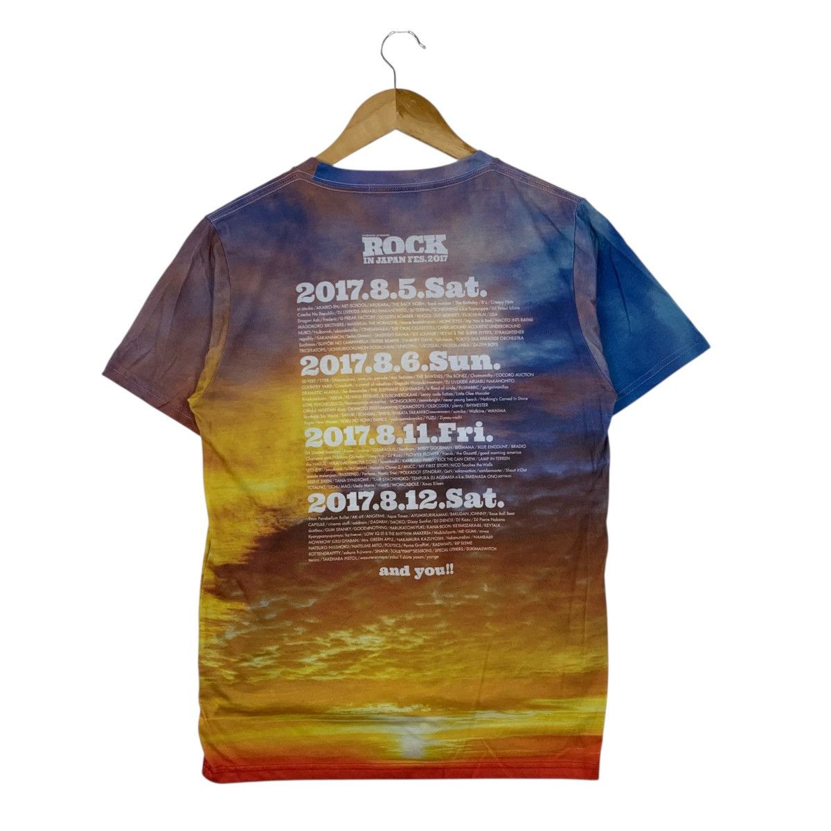 Japanese Brand ROCK IN JAPAN Fes 2017 Hitachi Seaside Park Concert Shirt Size US M / EU 48-50 / 2 - 4 Thumbnail