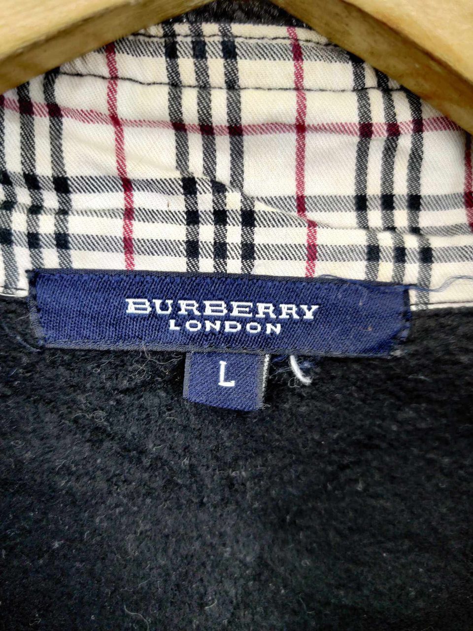 Burberry Vintage Burberry London Nova Check Half Zipper Sweatshirt Size US L / EU 52-54 / 3 - 11 Thumbnail