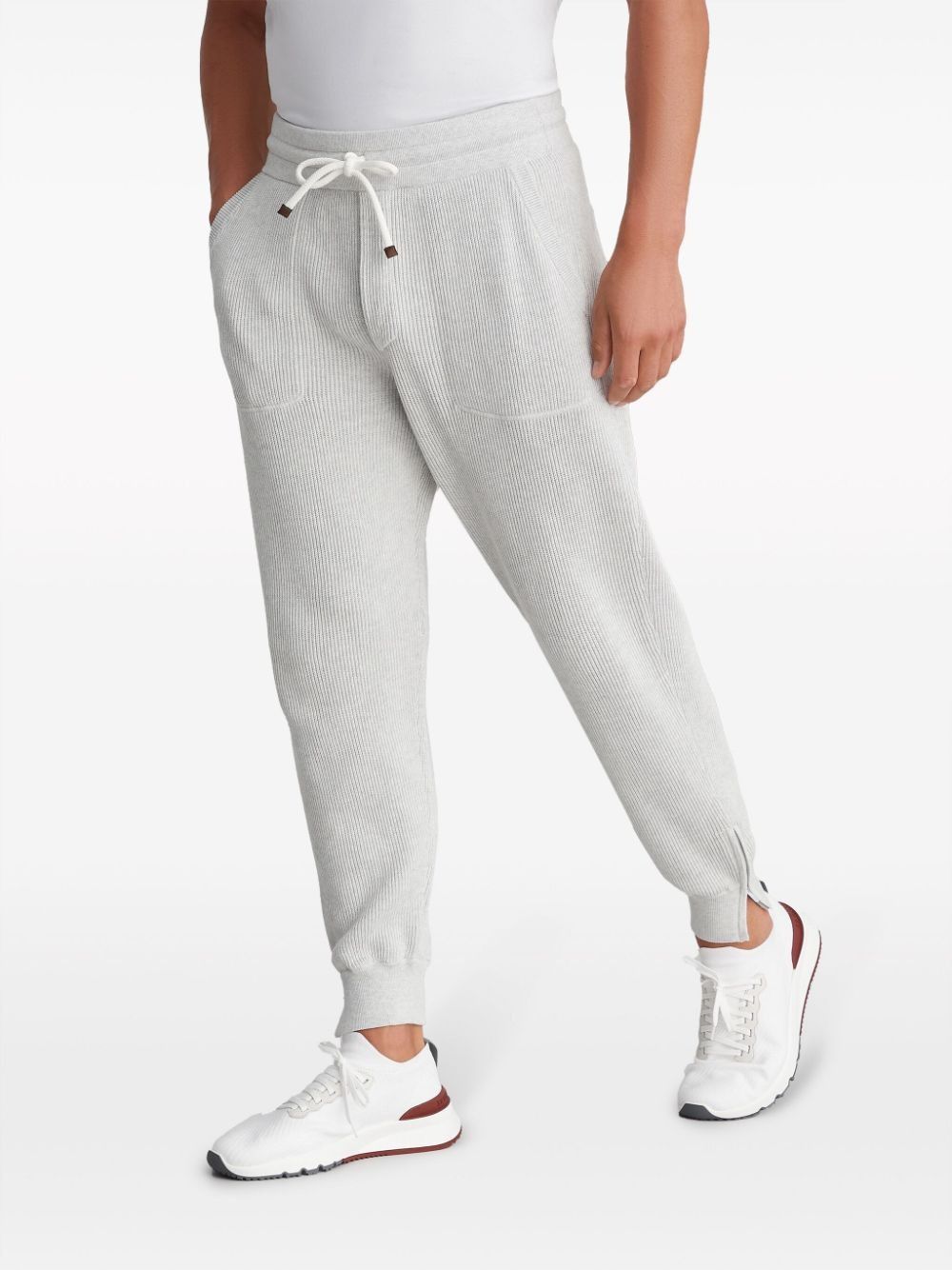 Brunello Cucinelli o1la1rc1a0425 Pants in Light Grey Size US 36 / EU 52 - 2 Thumbnail
