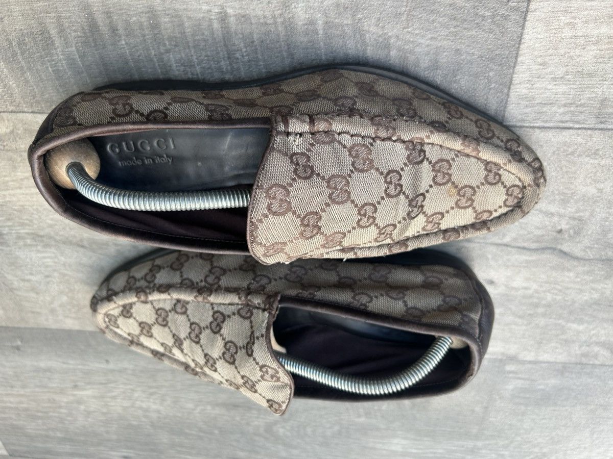 Gucci Gucci GG Canvas Slip-On Loafers Size US 8.5 / EU 41-42 - 4 Thumbnail