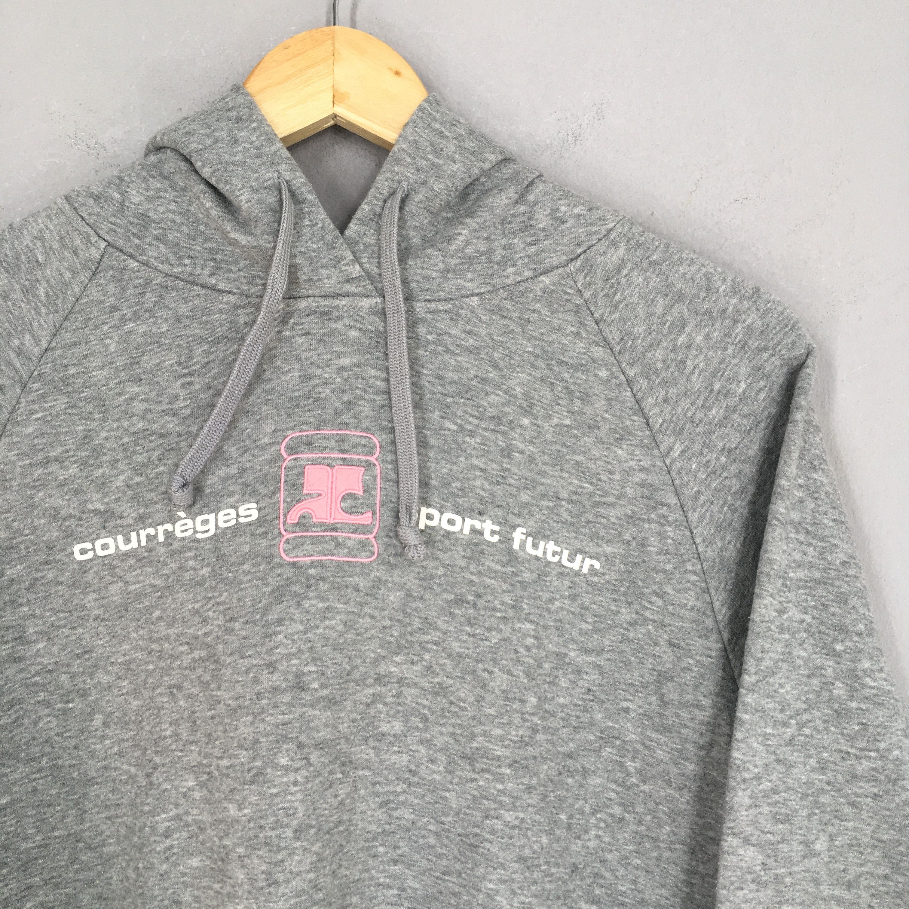 Courreges Vintage 90s Courreges Paris Pullover Hoodies Women Medium Size M / US 6-8 / IT 42-44 - 2 Thumbnail