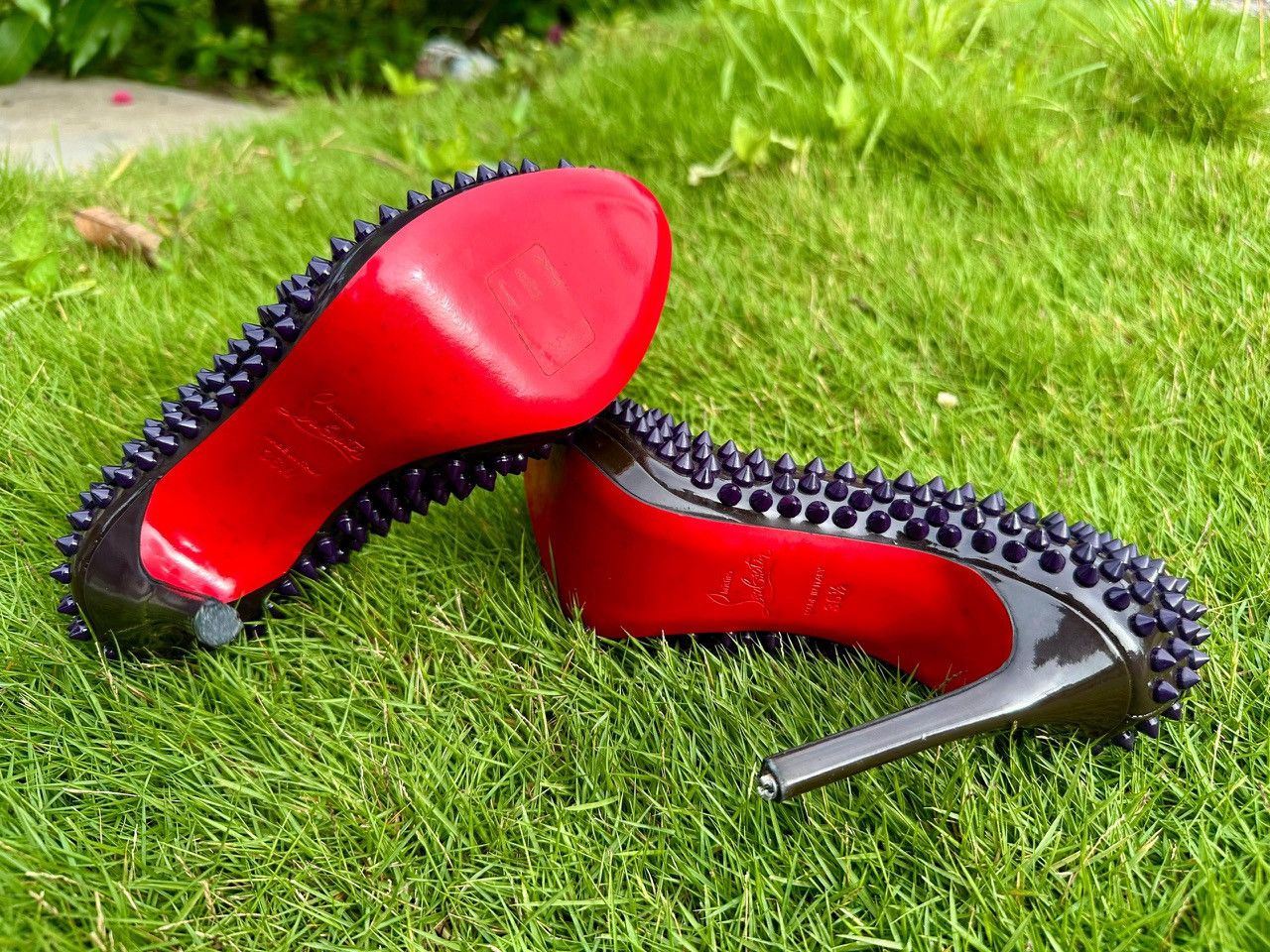 Christian Louboutin Authentic Christian Louboutin Pigalle 100 Purple Iris Spikes Size US 6.5 / IT 36.5 - 6 Thumbnail