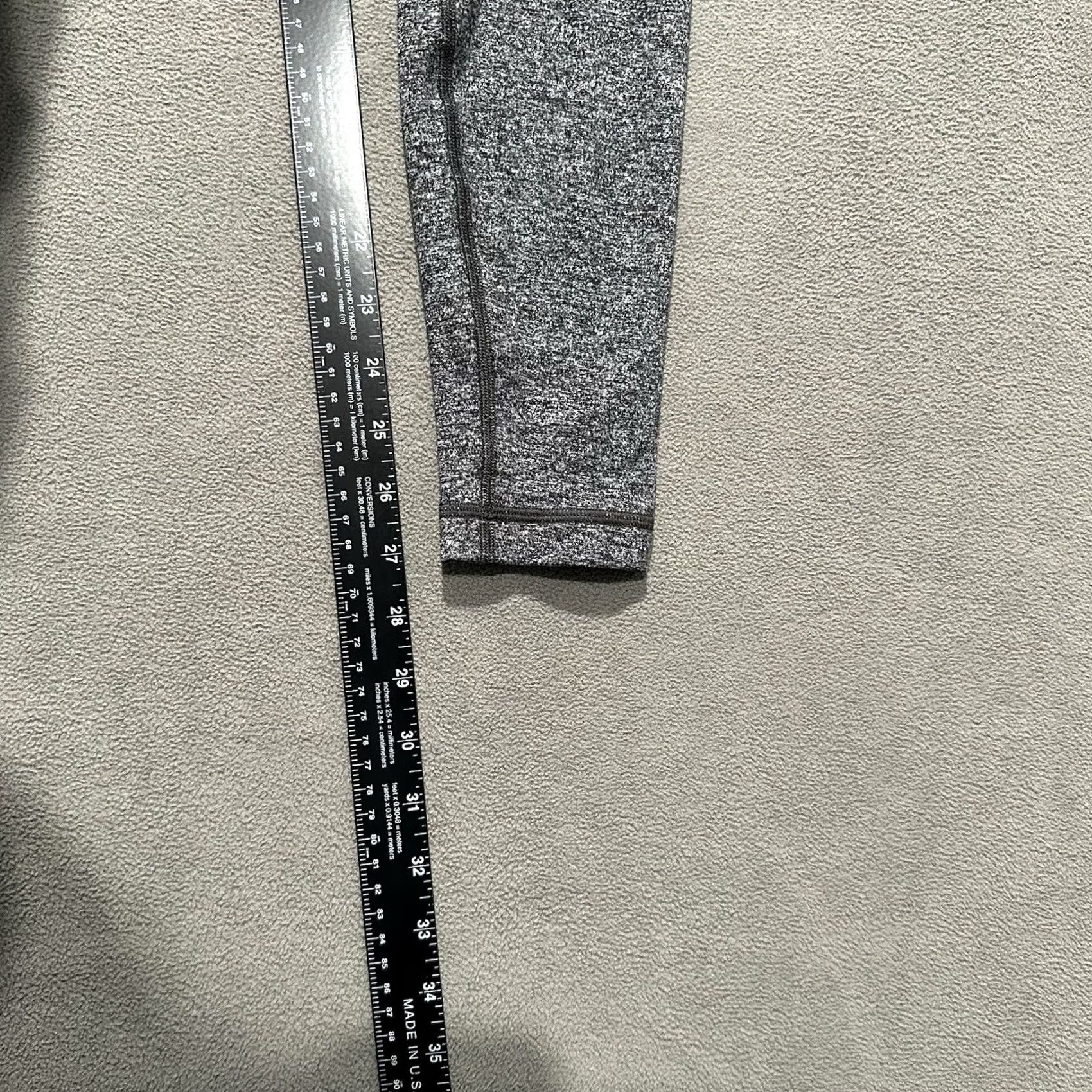 Lululemon Lululemon Leggings Womens 4 Heathered Gray Wunder Train High-Rise Tight LW5AOYS Shirt? Size 27" / US 4 / IT 40 - 7 Thumbnail