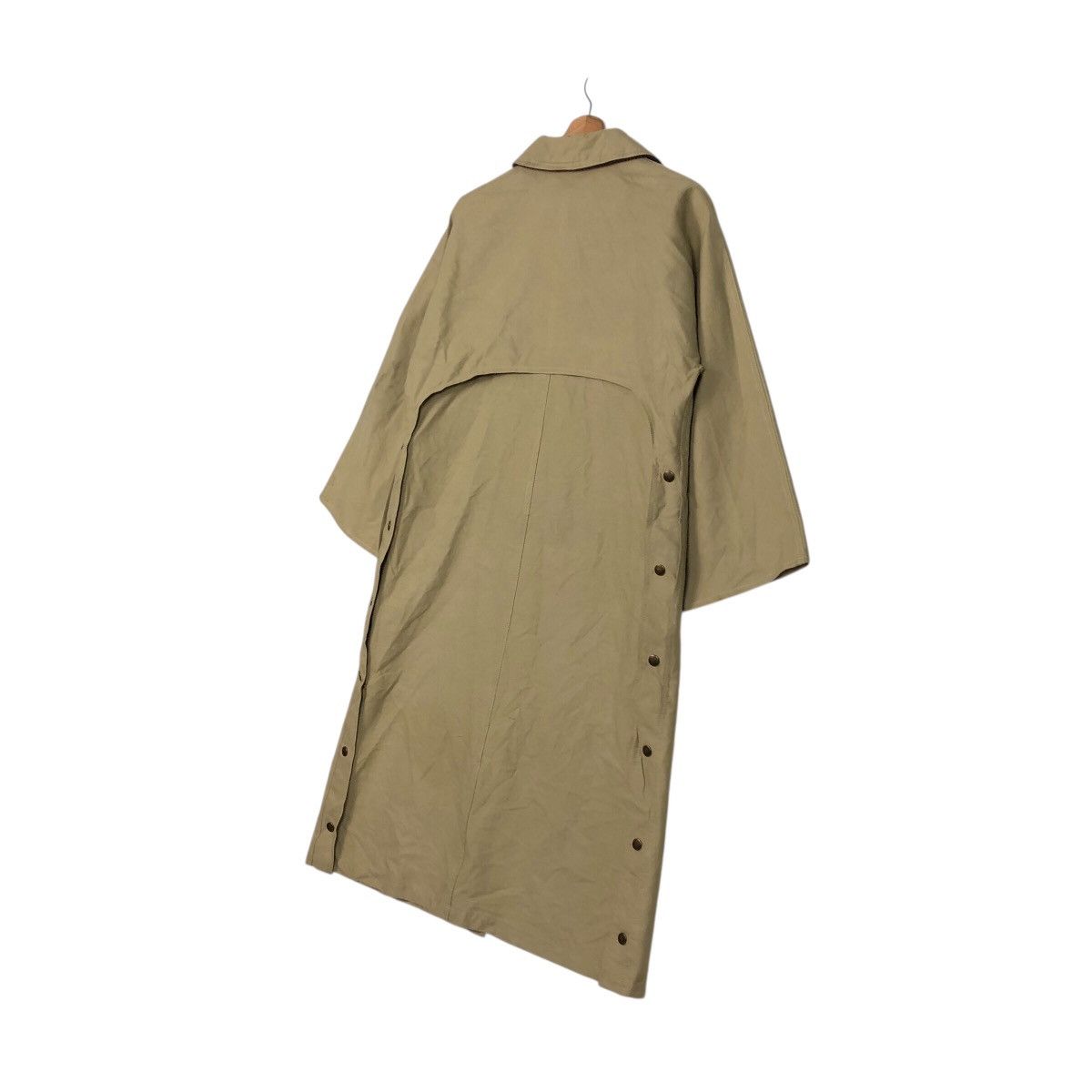 Geoffrey B. Small 📌Rich Brown Vintage Long Jacket Geoffrey Beene Size US M / EU 48-50 / 2 - 13 Thumbnail