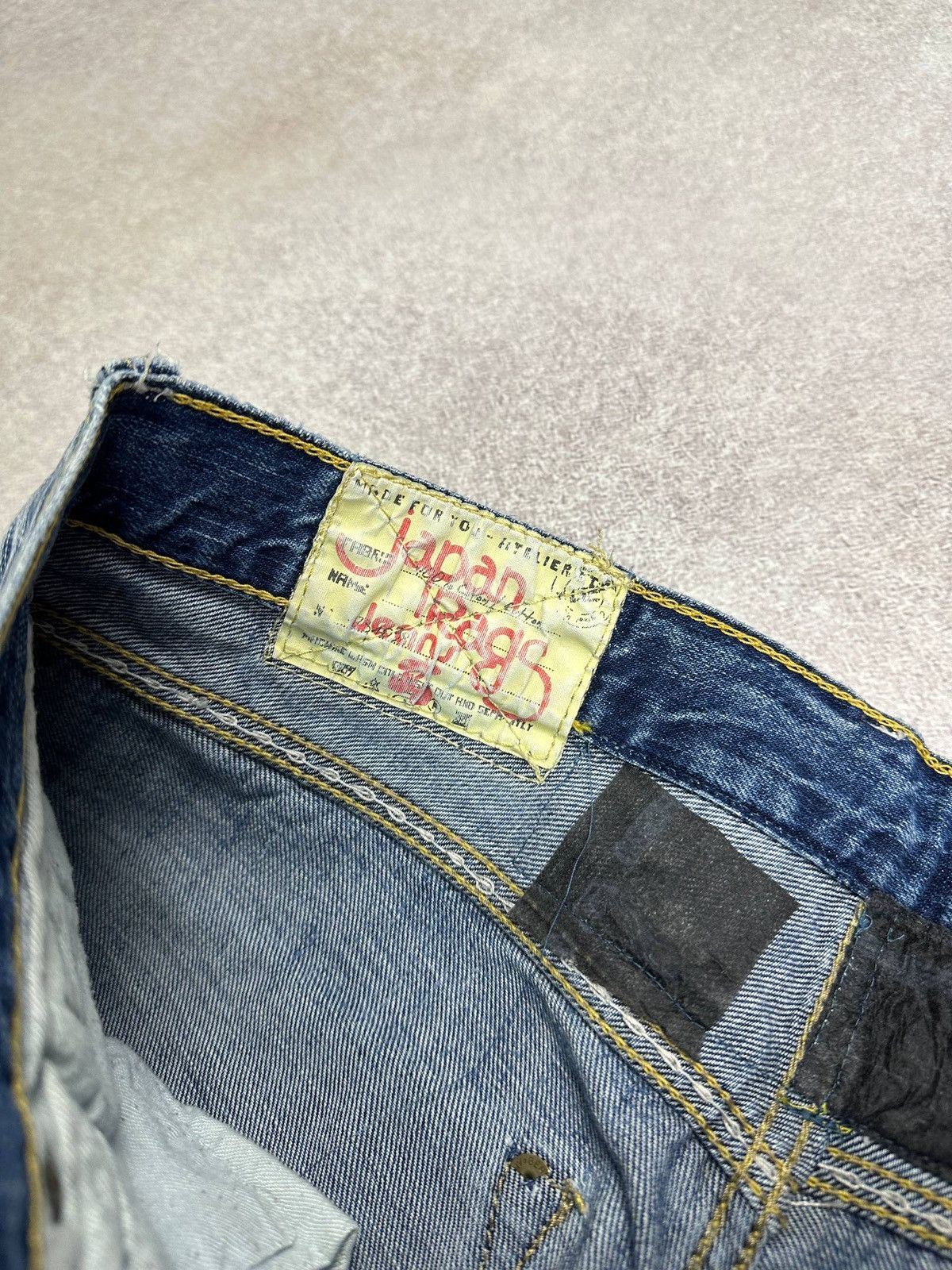 Japanese Brand Vintage Japrag Japanese Grunge Avantgarde Baggy Jeans Rare Size US 30 / EU 46 - 9 Thumbnail