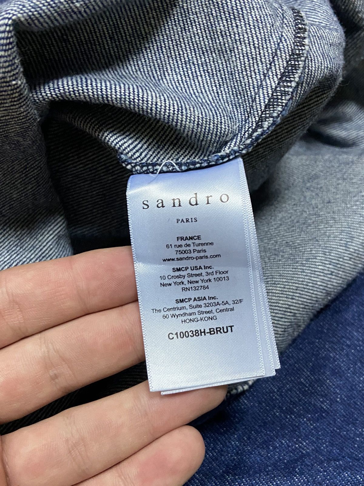 Sandro Sandro denim Shirt buttons jacket vintage jeans Size M / US 6-8 / IT 42-44 - 7 Thumbnail