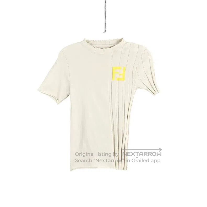 Fendi Fendi Classic logo knitted short sleeve Size XXS / US 00 / IT 34 - 1 Thumbnail