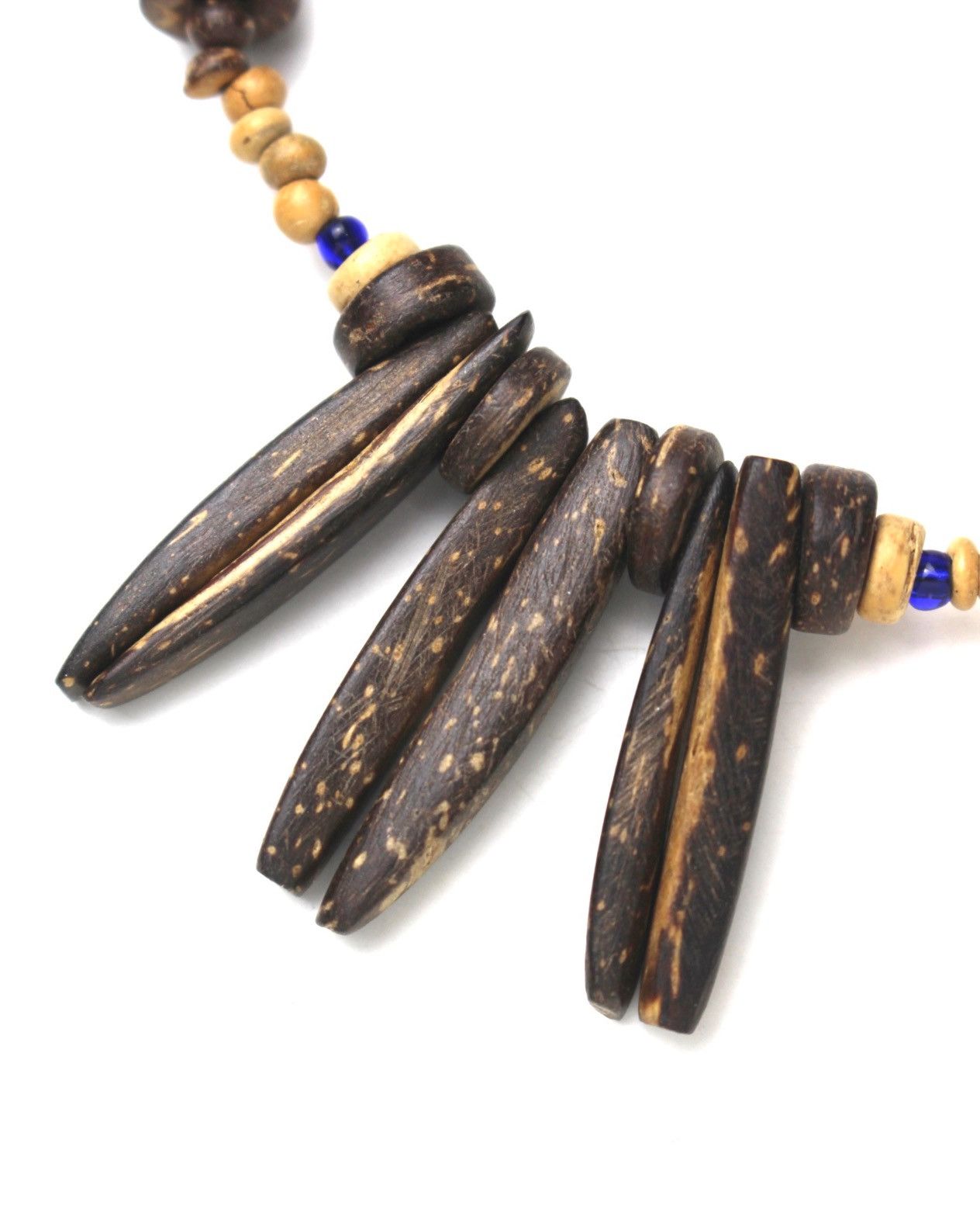 Vintage 2000S JAPANESE MADE TRIBAL WOODEN SPIKE BRACELET Size ONE SIZE - 3 Thumbnail