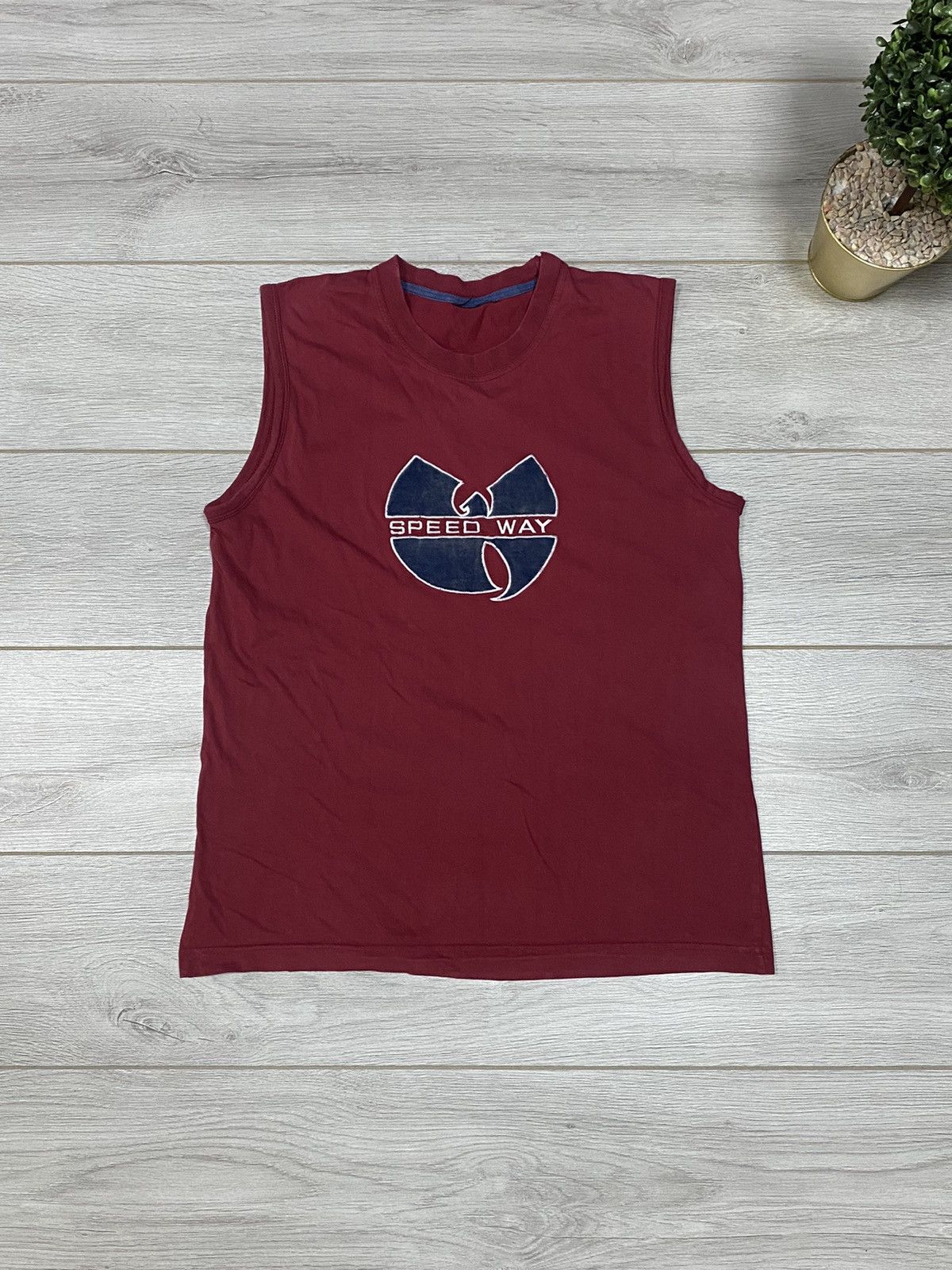 Wu tang clan 90s vintage big logo t-shirt “Speed way”