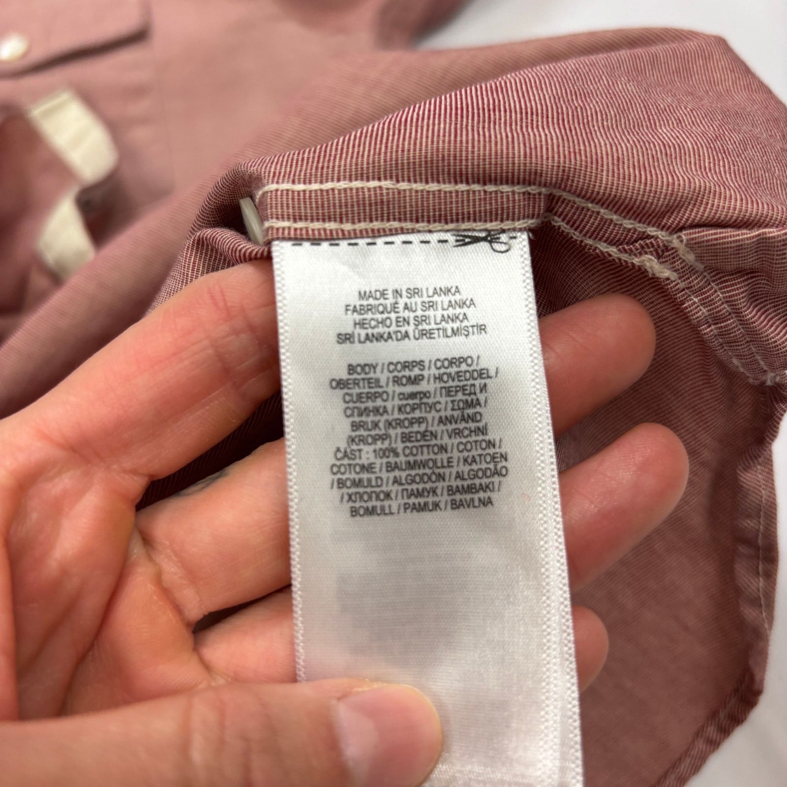 RRL Ralph Lauren RRL Double RL Ralph Lauren Button Up Work Shirt Men's XS Size US XS / EU 42 / 0 - 8 Thumbnail