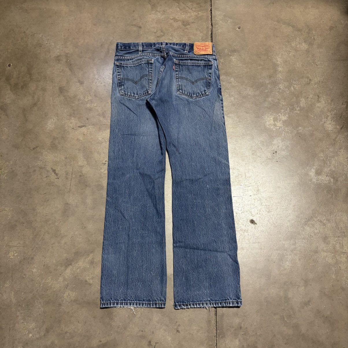 Levi's Vintage 517 Boot Cut Denim Jeans Faded Distressed Grunge Size US 34 / EU 50 - 7 Thumbnail