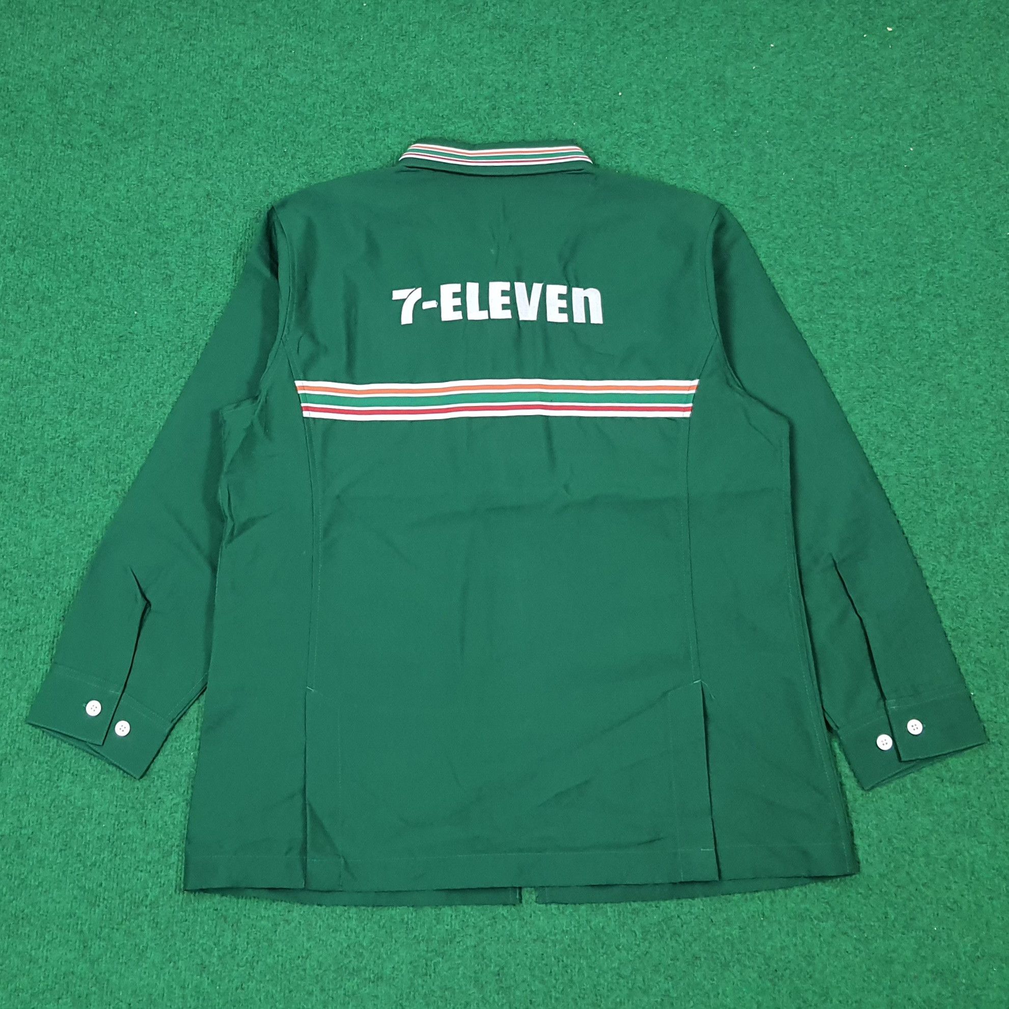 Japanese Brand × Vintage Vintage 7 Eleven Japan Worker Staff Uniform Jacket C219N23 Size US M / EU 48-50 / 2 - 3 Thumbnail