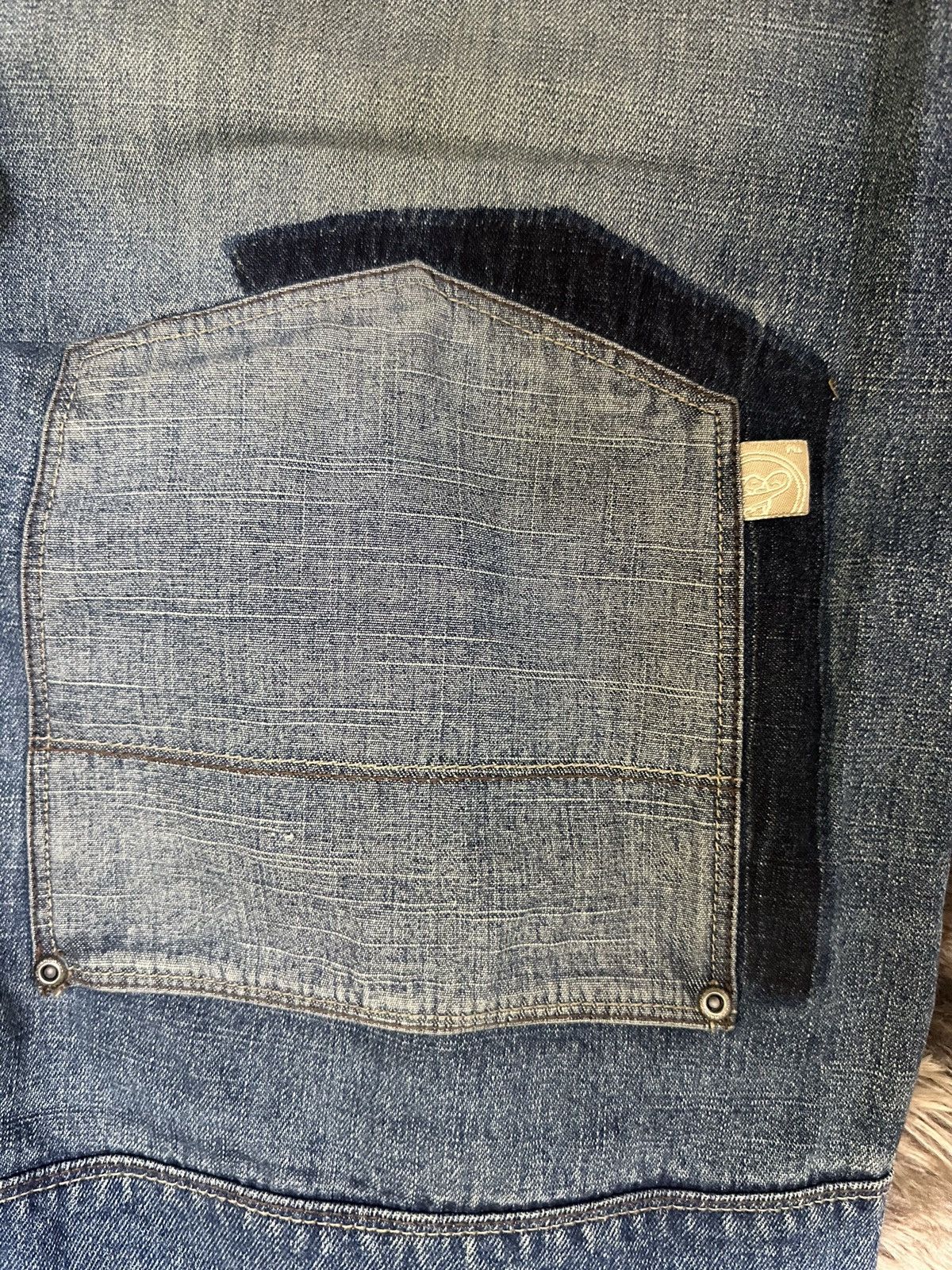 JNCO SOHK Vintage School Of Hard Knocks Patchwork Baggy Jeans Size US 40 / EU 56 - 10 Thumbnail