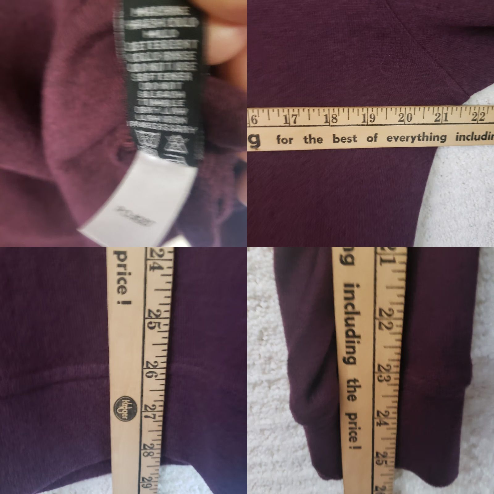 Logo 7 Straight Down Men Pullover Sweater M Maroon Long Sleeve 1/4 Zip Logo Embroidered Mock Neck Knit Casual Workwear Golf Outdoor Men Size US M / EU 48-50 / 2 - 10 Thumbnail