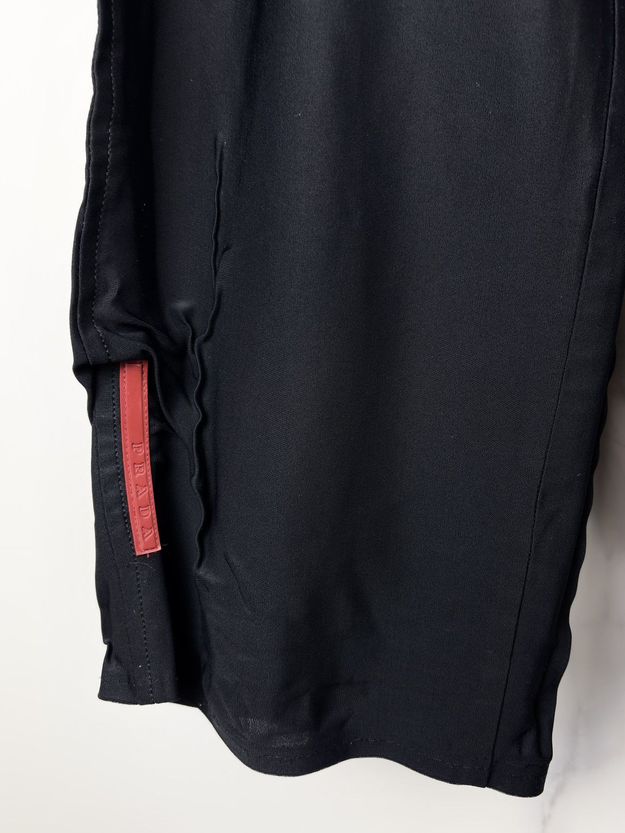 Prada Prada Sport Red Tab Mesh Lined Nylon Stretch Trousers Pants Size US 34 / EU 50 - 3 Thumbnail