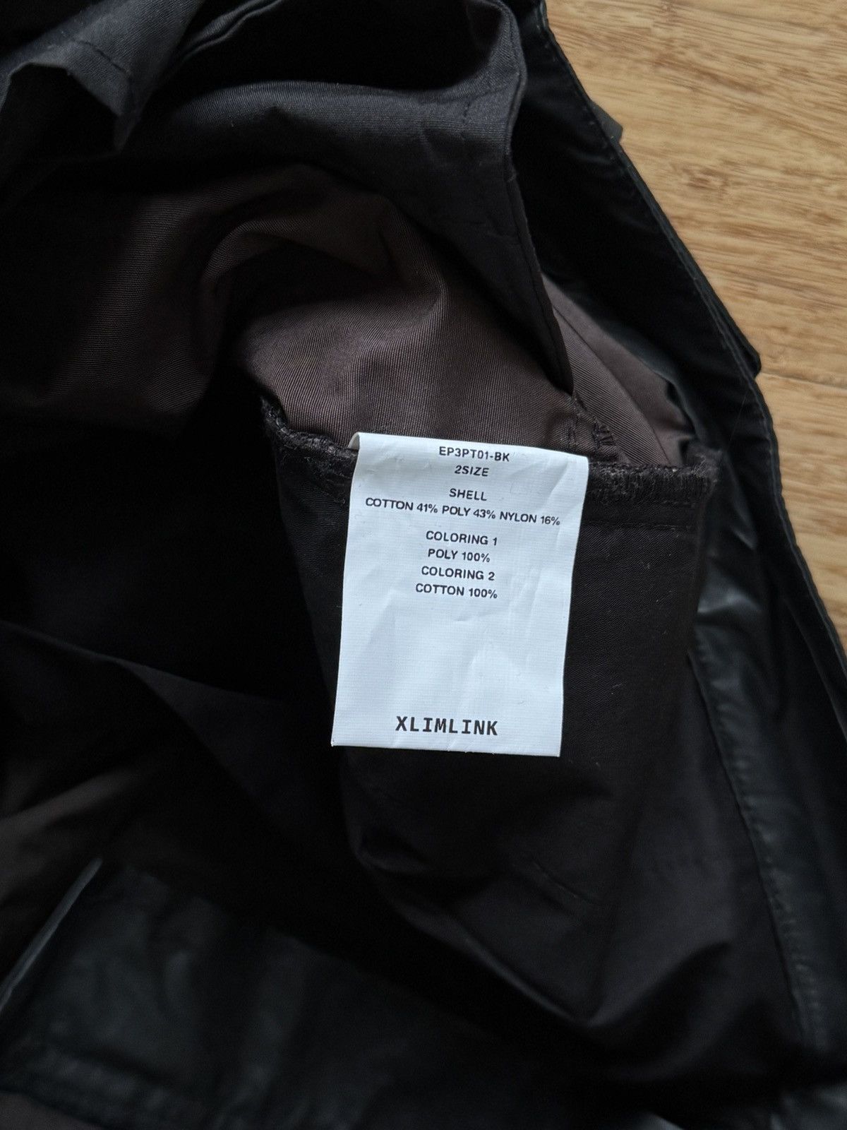 XLIM Black EP.3 01 Trousers Size US 32 / EU 48 - 6 Thumbnail
