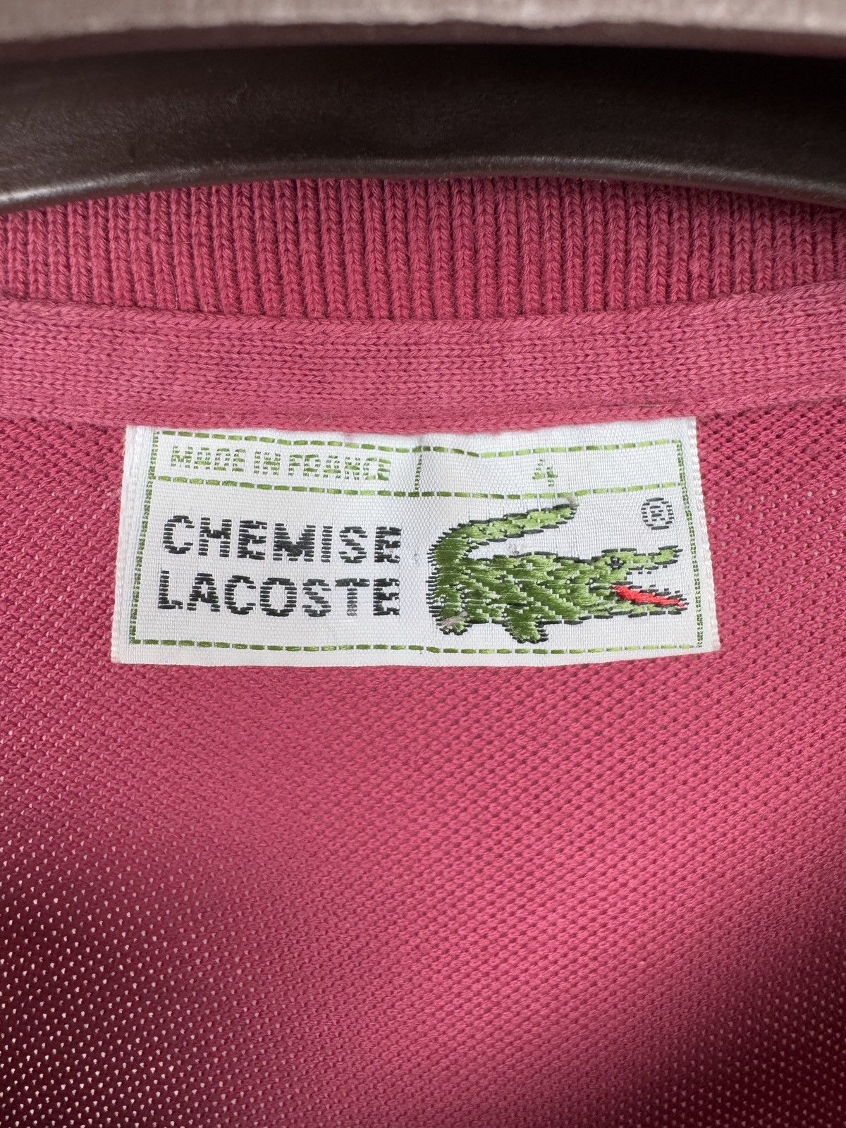 Lacoste Chemise Lacoste vintage 90s red polo tee shirt size 4 Size US M / EU 48-50 / 2 - 8 Thumbnail