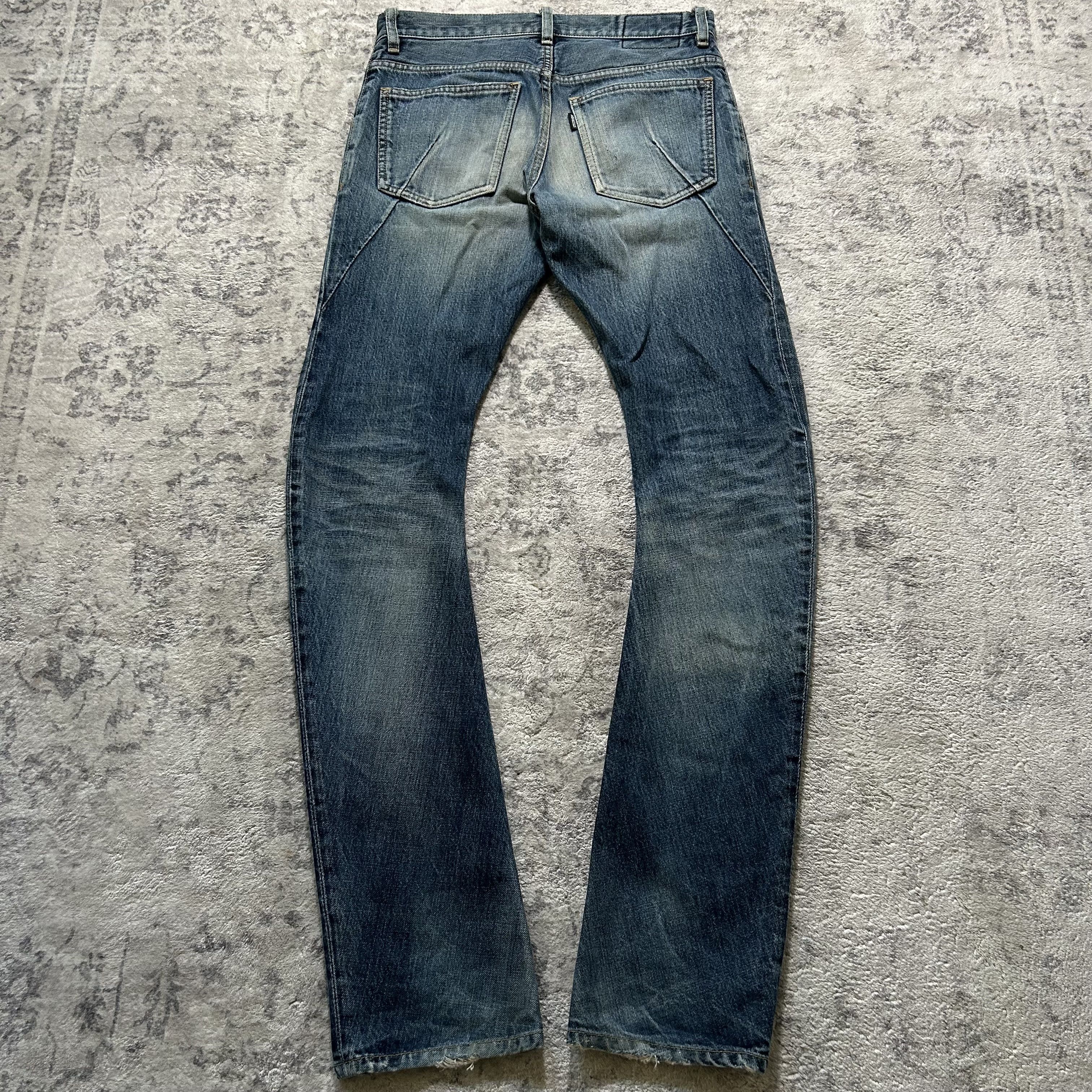 Kazuyuki Kumagai Attachment Kazuyuki Kumagai Attachment J-Cut Bootcut Flared Denim Jeans Size US 30 / EU 46 - 7 Thumbnail