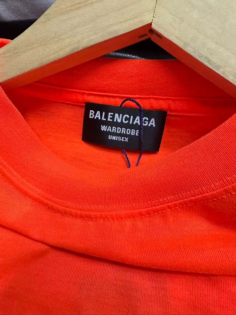 Balenciaga Balenciaga Fluorescent orange cola short sleeve Size US S / EU 44-46 / 1 - 2 Thumbnail