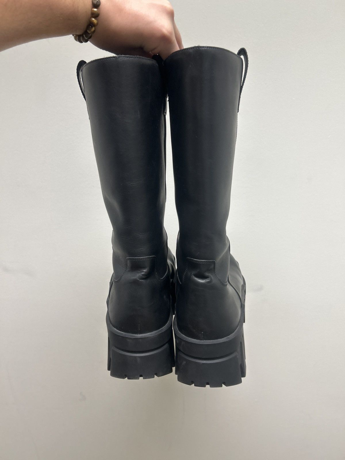 Balenciaga SS24 Calf high Bulldozer Boots Size US 11 / EU 44 - 5 Thumbnail