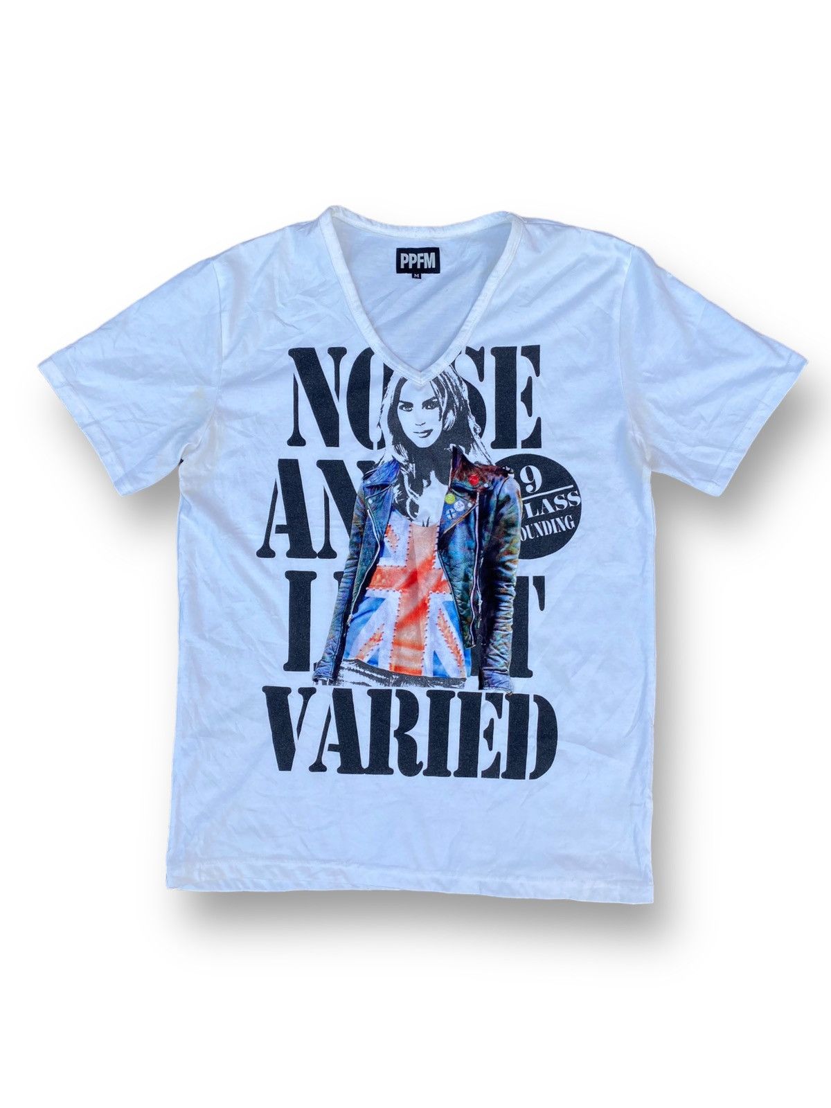 image of Hysteric Glamour x Ppfm Vintage Ppfm Shirt. C4 in White, Men's (Size Medium)