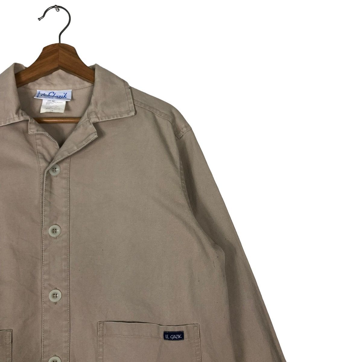 Japanese Brand 🔥Cropped Chore Biker Jacket Le Glazik France Issey Miyake Size US M / EU 48-50 / 2 - 5 Thumbnail