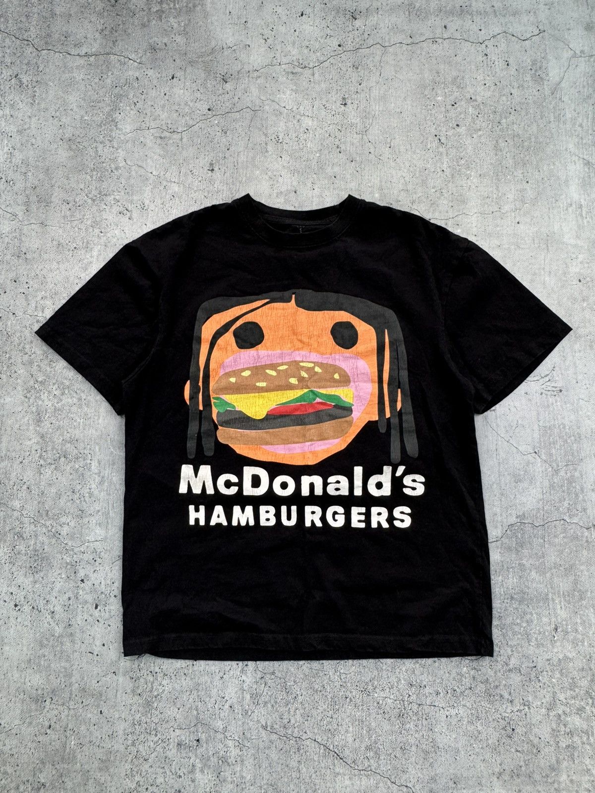 Cactus Plant Flea Market × Travis Scott Travis Scott Baggy T-Shirt McDonalds Burger Mouth T-Shirt Size US S / EU 44-46 / 1 - 2 Thumbnail