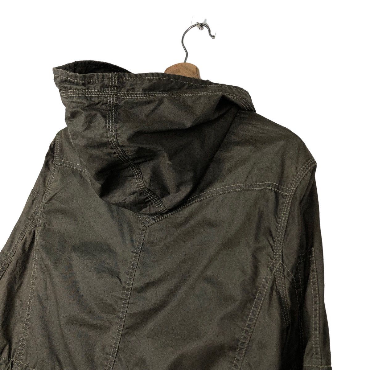 Japanese Brand 🔥Vintage Wax Fish Tail Parka Jacket Levi’s Biker Parachute Size US S / EU 44-46 / 1 - 9 Thumbnail