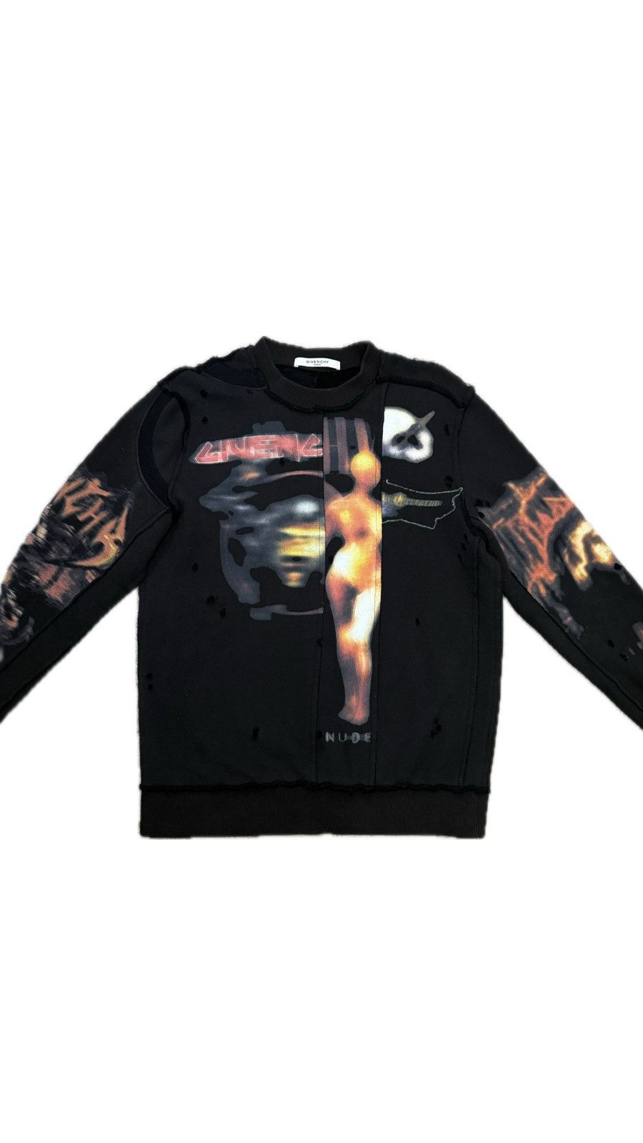 Designer × Givenchy × Vintage Givenchy Heavy Metal Sweatshirt Size US XS / EU 42 / 0 - 1 Thumbnail