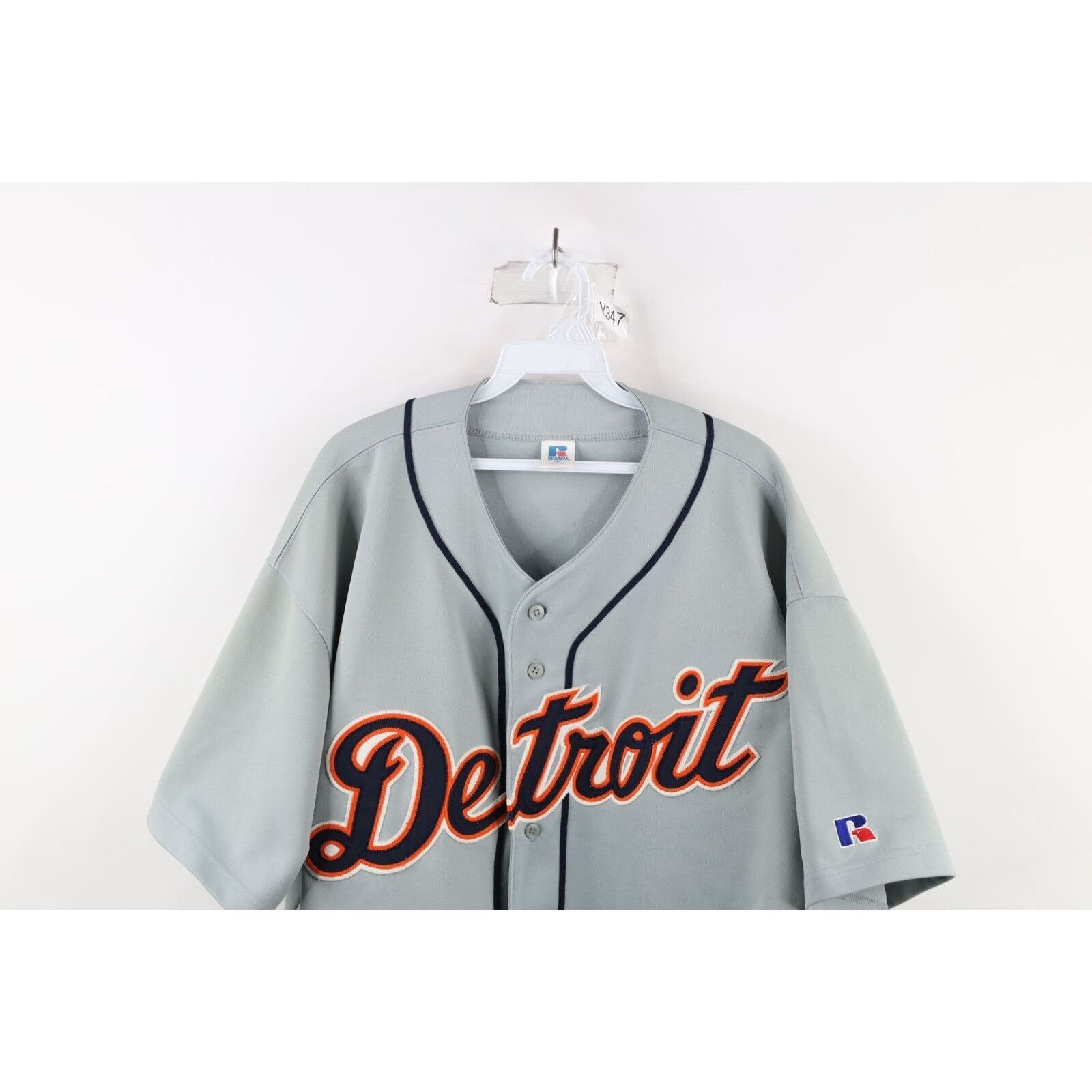 Russell Athletic × Vintage Vintage 90s Russell Athletic Detroit Tigers Baseball Jersey Size US XXL / EU 58 / 5 - 2 Thumbnail