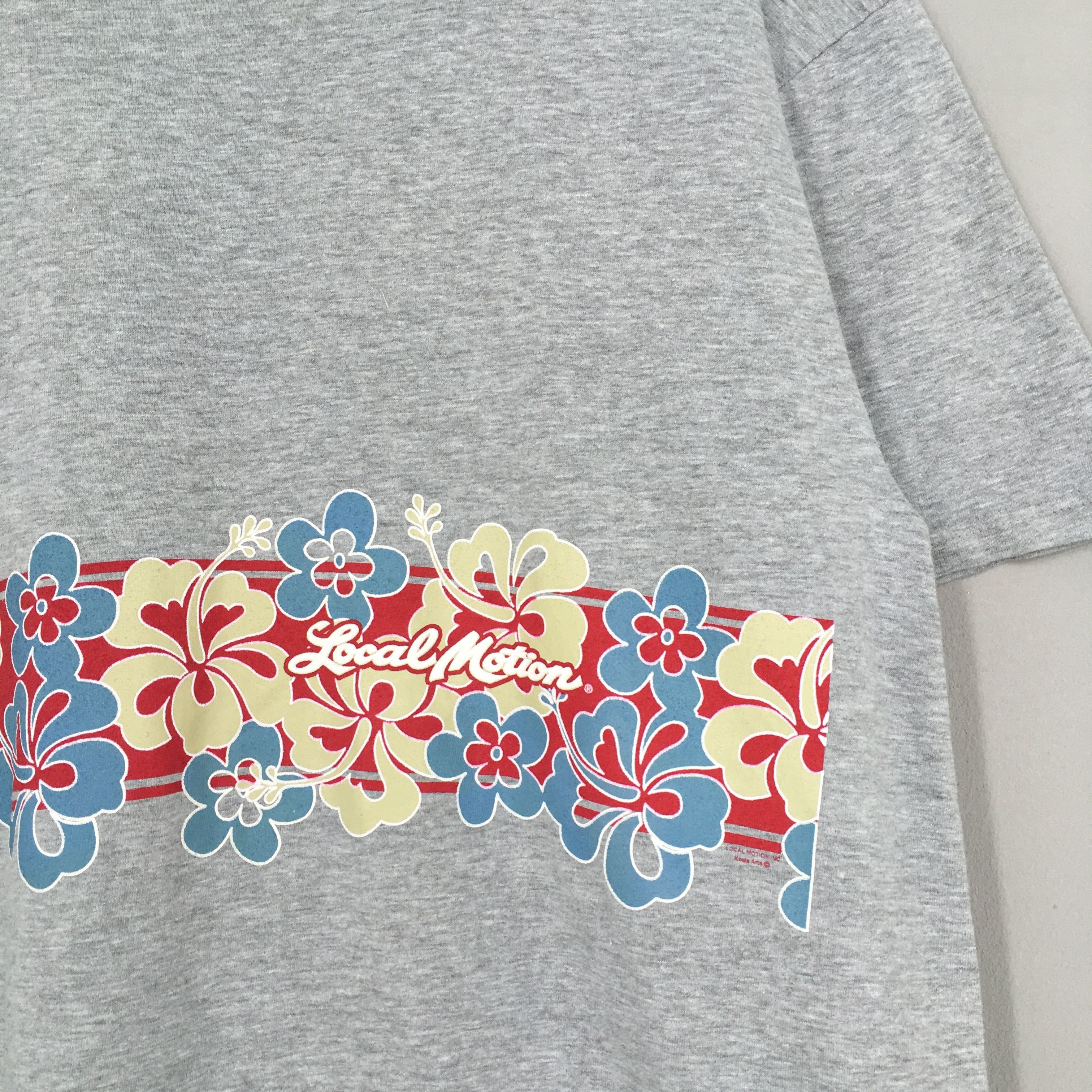Other Vintage 80's Local Motion Hawaii Surf Gray Tshirt XLarge Size US XL / EU 56 / 4 - 4 Thumbnail
