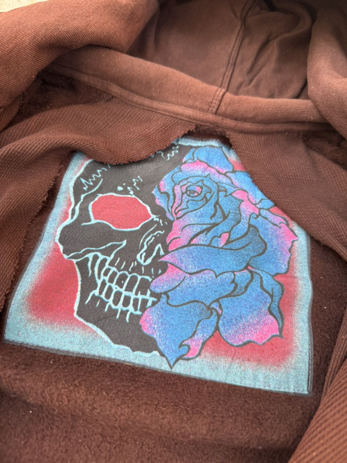 Vintage Archival Grail Virgin Mary 'Pray For Us' Jesus Cross Hoodie Size US M / EU 48-50 / 2 - 7 Thumbnail