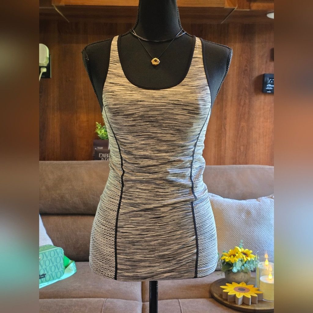 READYMADE Women's Black And White Sleeveless Workout Top Size S / US 4 / IT 40 - 1 Thumbnail