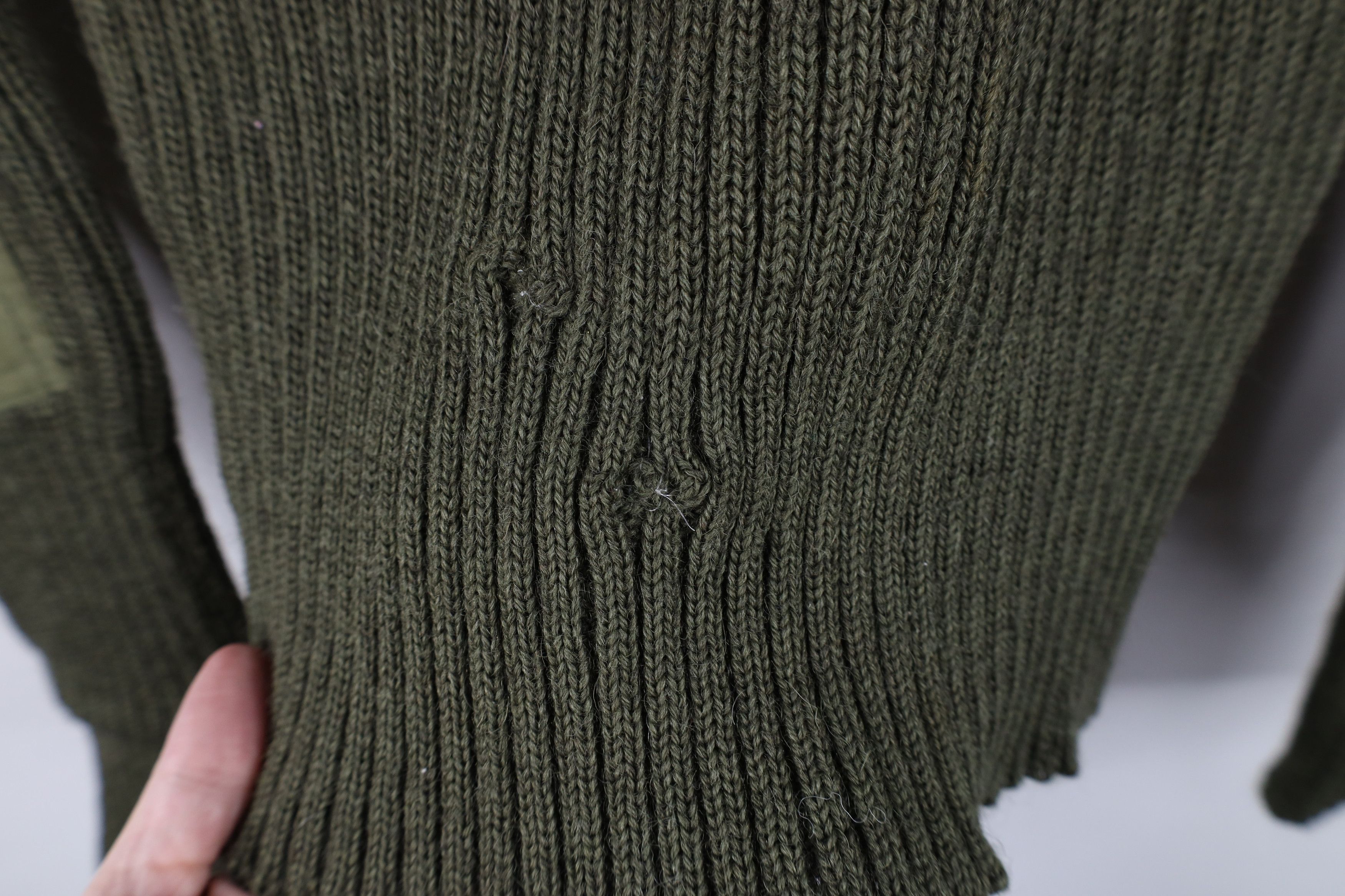 L.L. Bean × Vintage Vintage 70s LL Bean Wool Commando Military Sweater Green Size US M / EU 48-50 / 2 - 5 Thumbnail