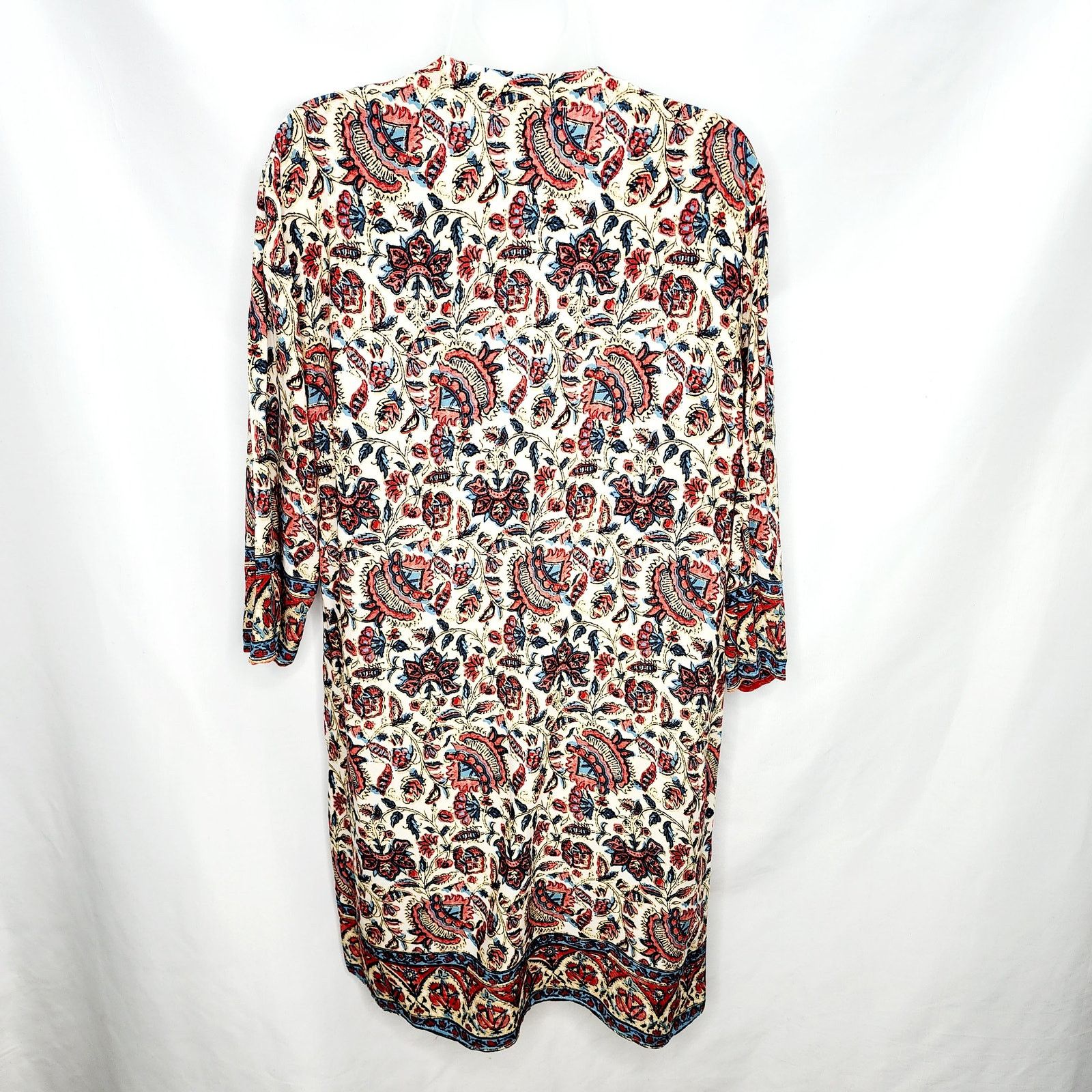 Lucky Brand Lucky Brand Boho Open Front 3/4 Sleeve Cardigan Size M Size M / US 6-8 / IT 42-44 - 2 Thumbnail