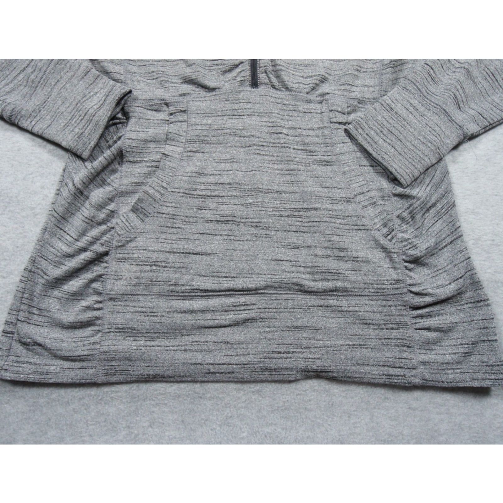 Athleta Athleta Hoodie Womens Medium Gray Half Zip Pullover Activewear Size M / US 6-8 / IT 42-44 - 3 Thumbnail