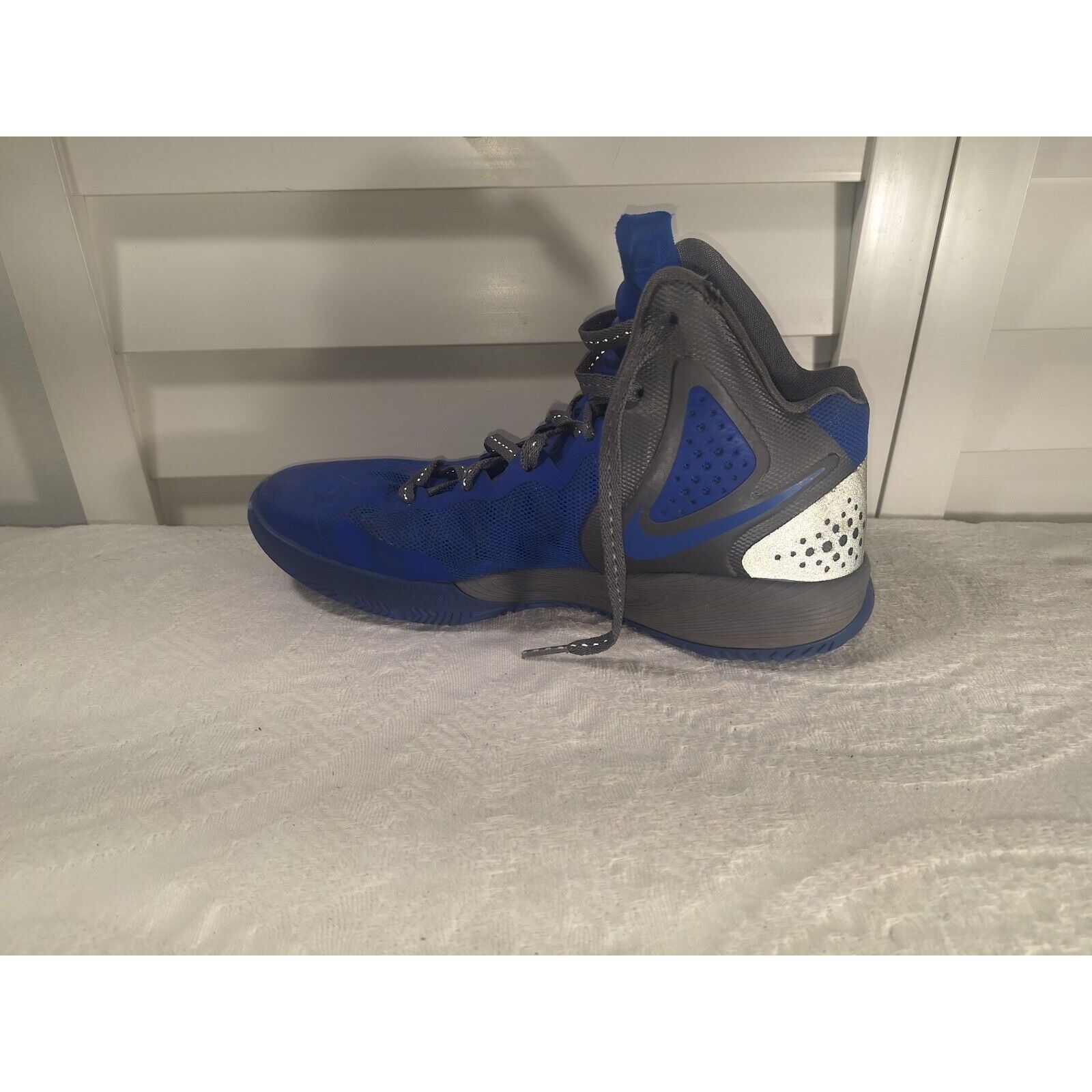 Nike Nike Zoom Mens Hyperenforcer Flywire Hyperfuse Blue Basketba Size US 8 / EU 41 - 6 Thumbnail