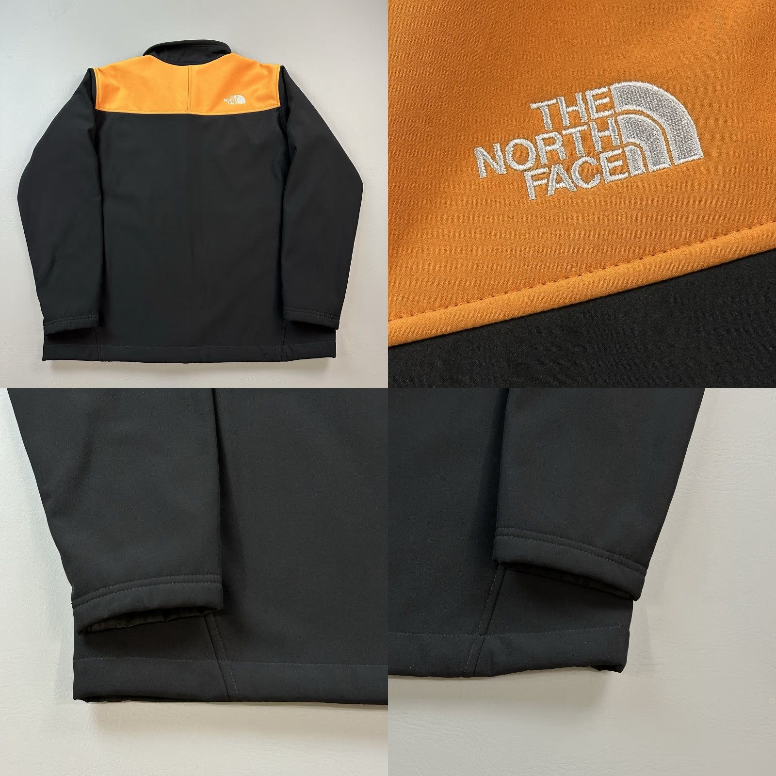 The North Face The North Face Jacket Mens XL Black Orange Apex Bionic Polartec Fleece Lined Size US XL / EU 56 / 4 - 9 Thumbnail