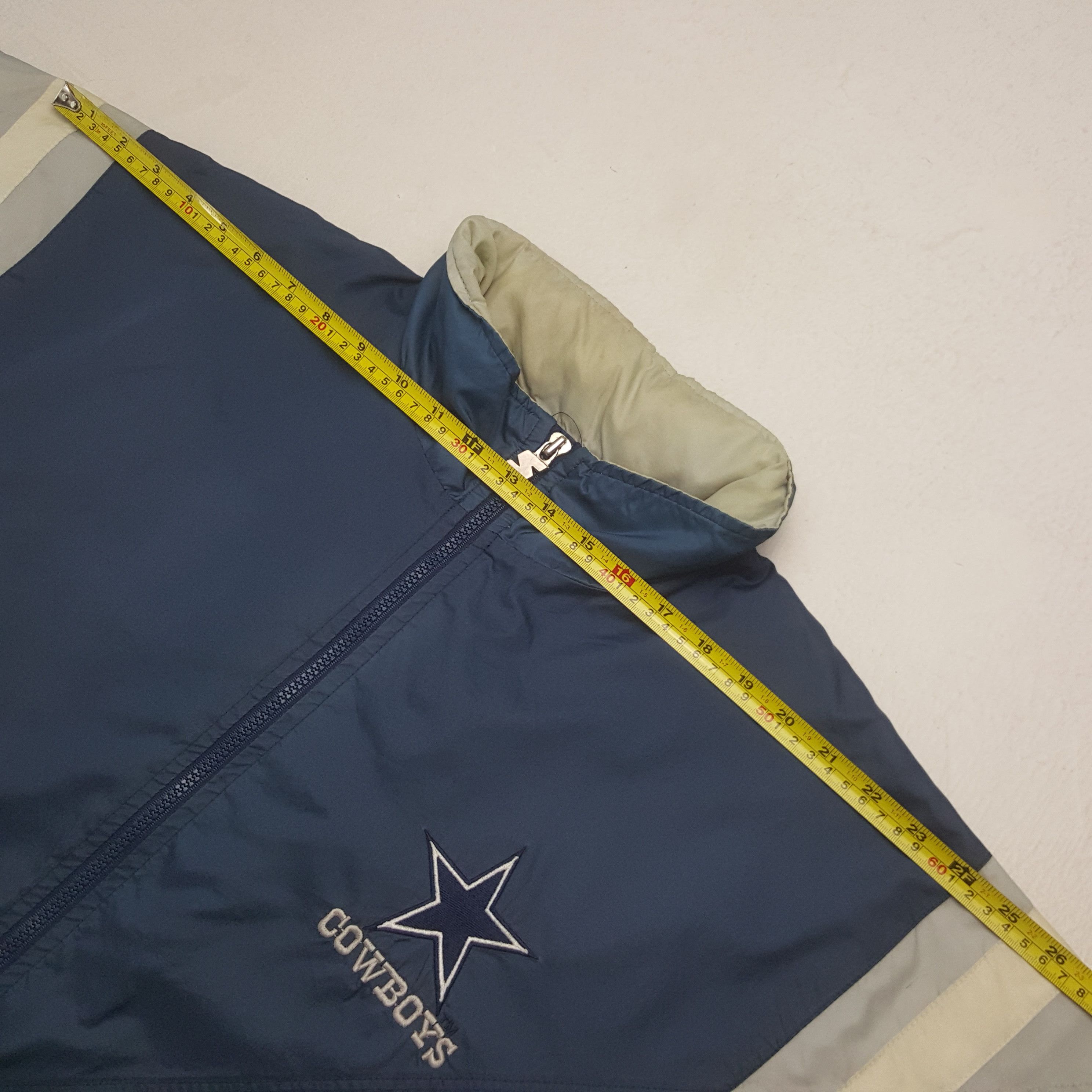 Starter Vintage Cowboys NFL Starter Windbreaker Jacket Size US L / EU 52-54 / 3 - 6 Thumbnail