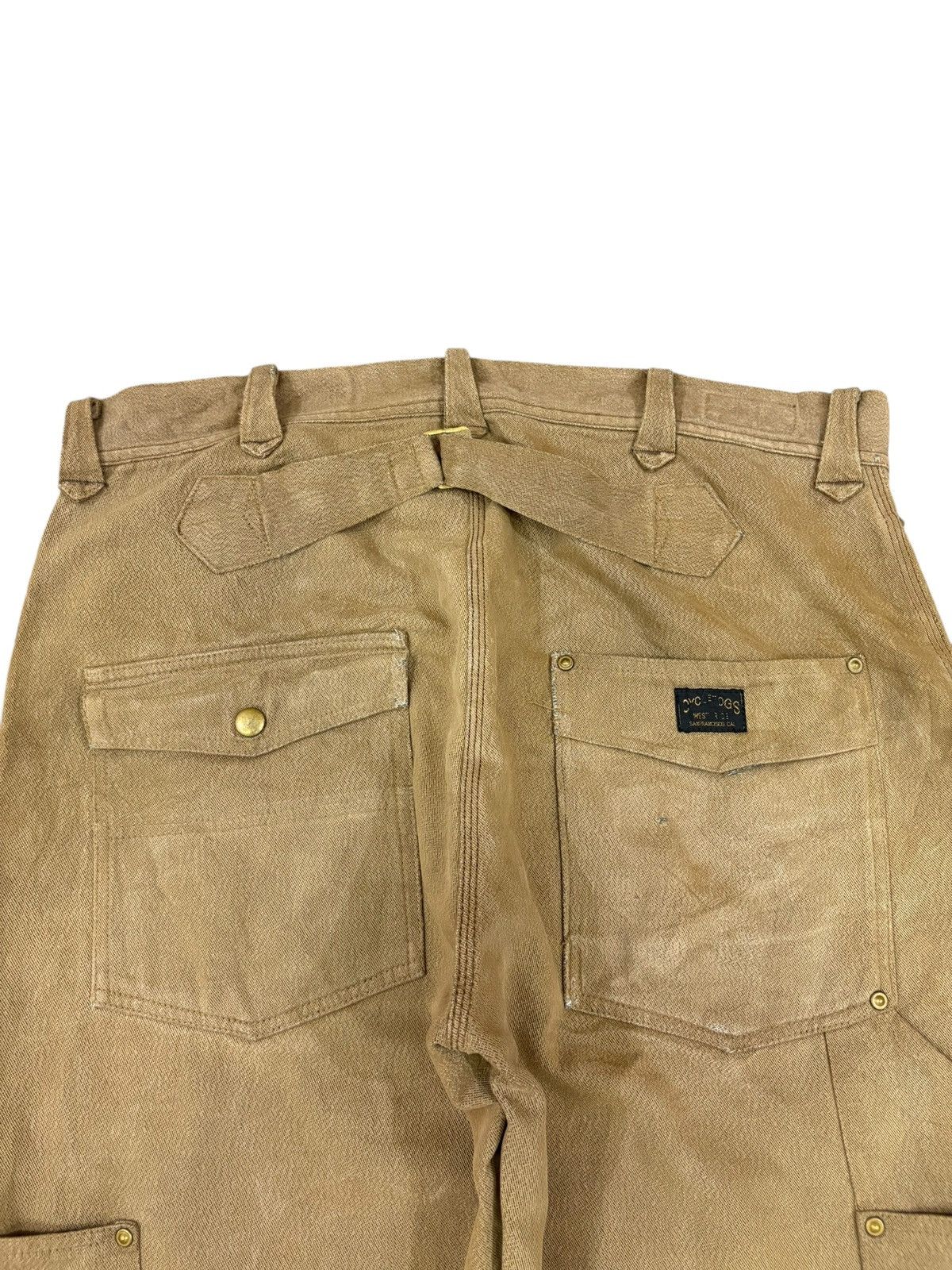 Japanese Brand Vintage Japanese Brand Buckle Back Carpenter Baggy Jeans Size US 34 / EU 50 - 8 Thumbnail