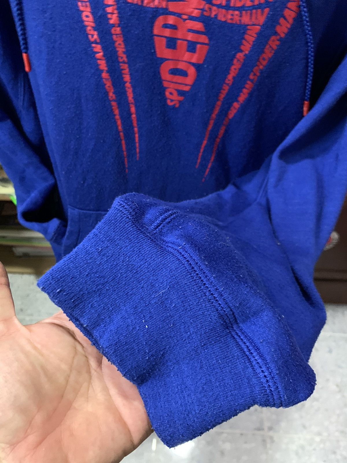 Marvel Comics × Vintage Marvel Spiderman Hoodie Sweatshirt Sz XL Blue Size US XL / EU 56 / 4 - 4 Thumbnail