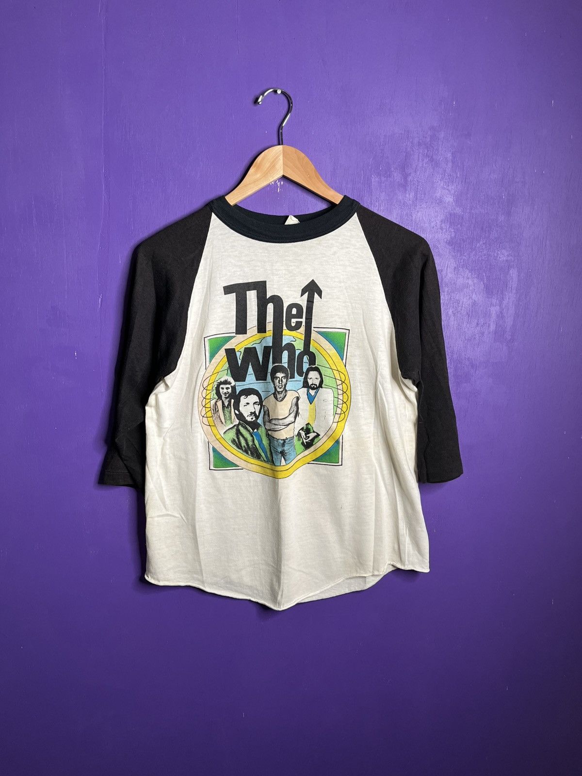 Band Tees × Vintage Vintage 70s The Who band members tour raglan t-shirt Size US M / EU 48-50 / 2 - 1 Thumbnail